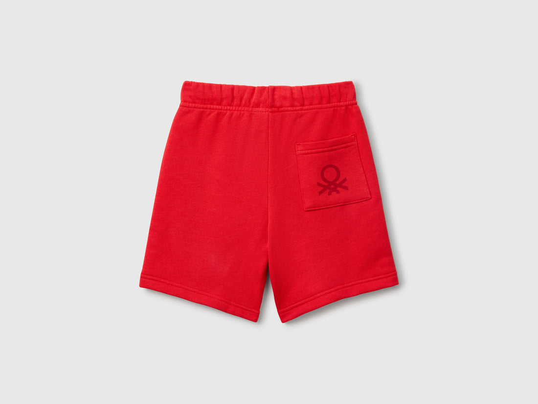 Benetton_Bermuda Shorts in Cotton Fleece_3J70G900P_19Q_02