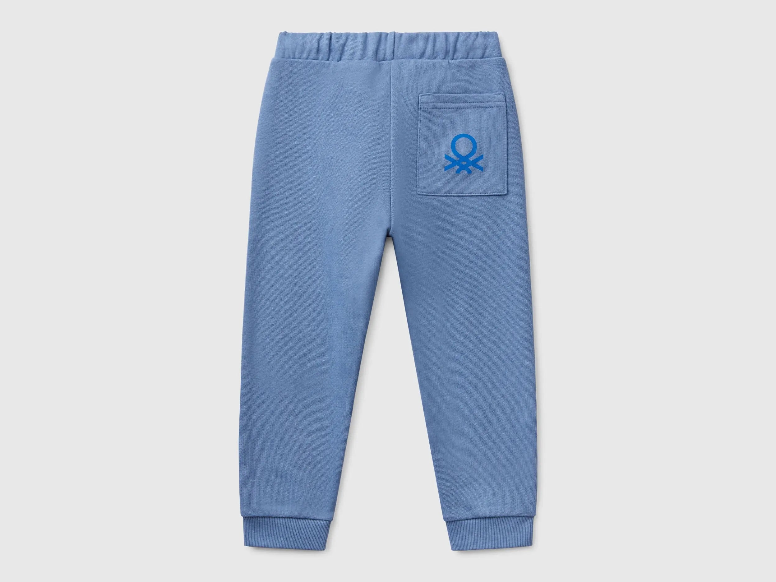 Benetton_Organic Cotton Sweatpants with Logo_3J70GF010_11W_02