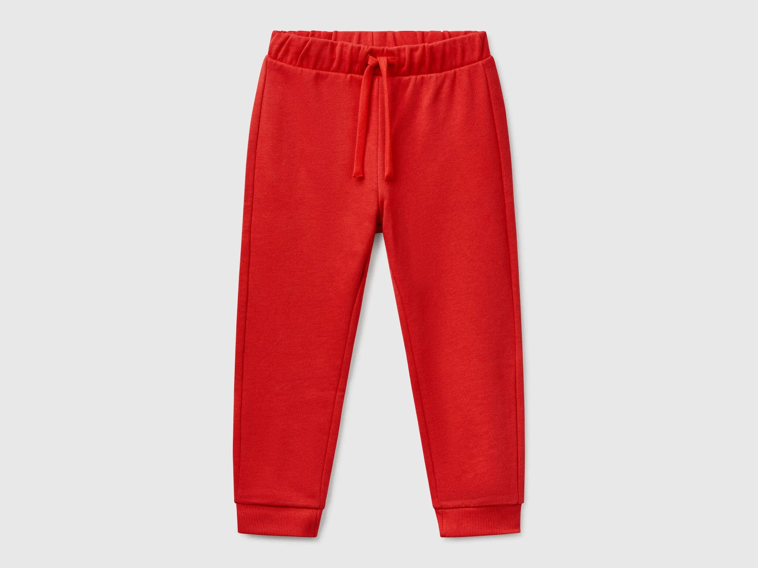 Benetton_Organic Cotton Sweatpants with Logo_3J70GF010_19Q_01