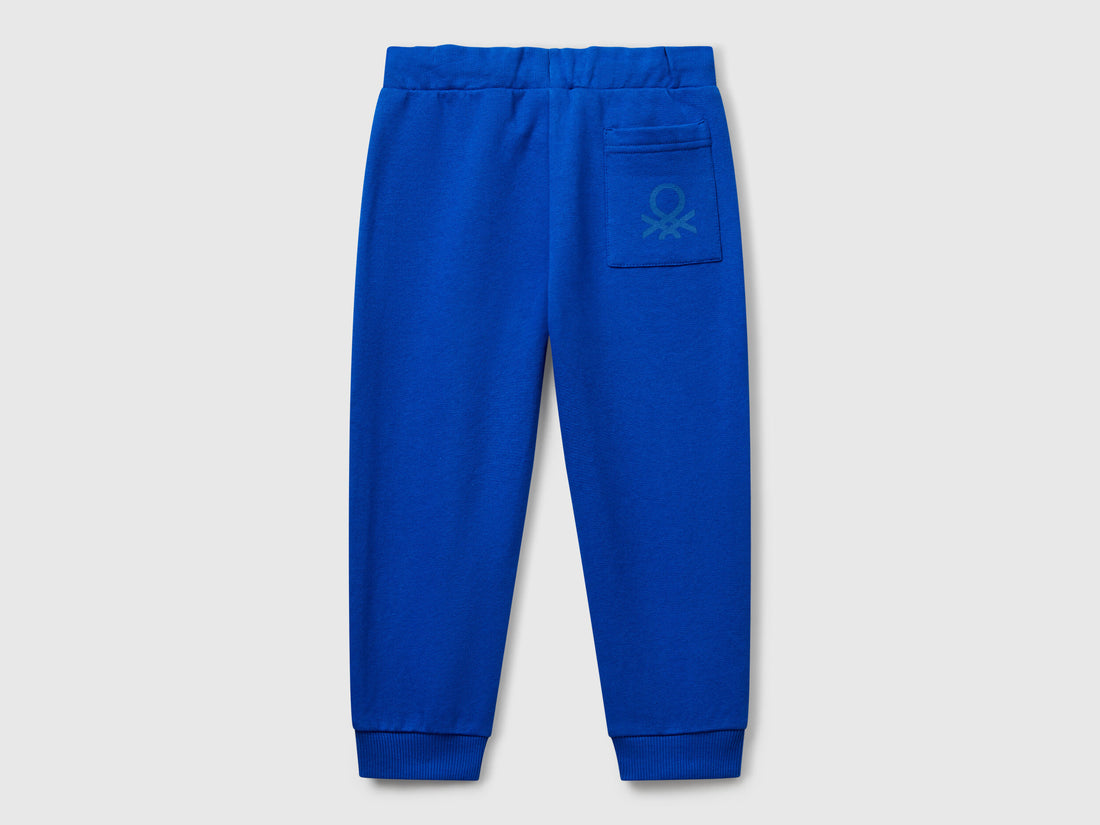 Beneton_Cotton Trousers with Logo_3J70GF010_19R_02