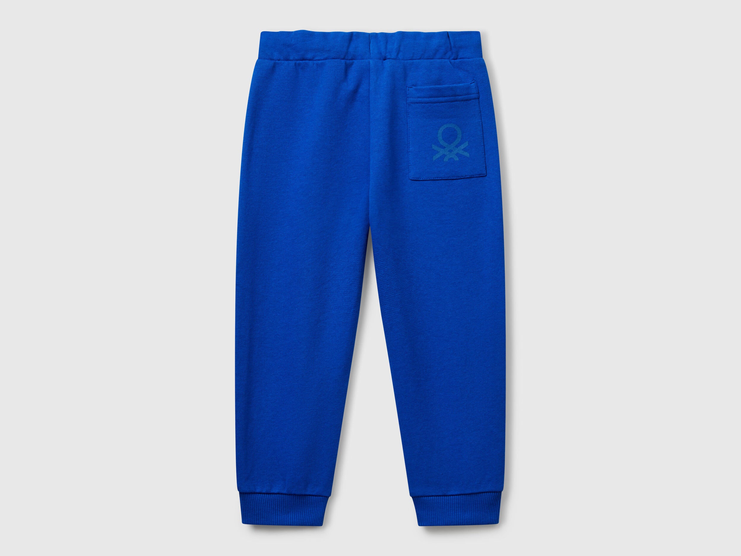 Beneton_Cotton Trousers with Logo_3J70GF010_19R_02