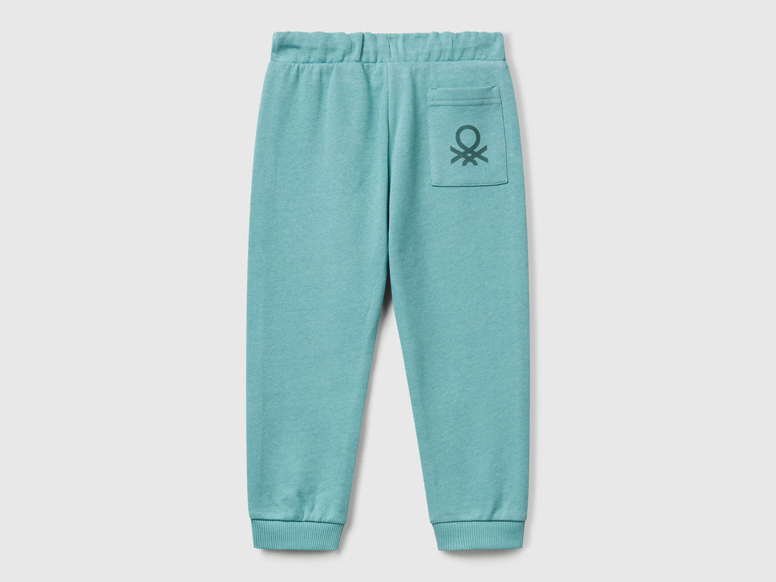 Beneton_Cotton Trousers with Logo_3J70GF010_33K_02