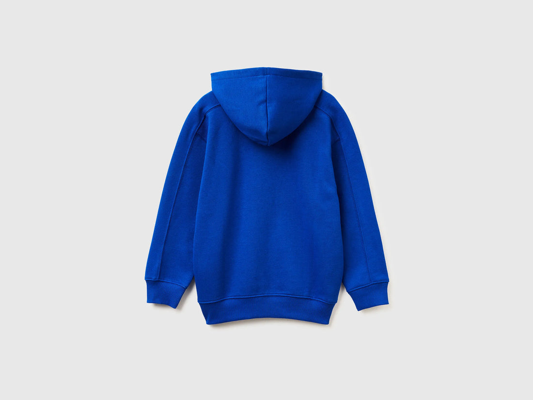 Benetton_Bright Blue_Warm Sweatshirt in Cotton with Print_3J73C205C_19R_02