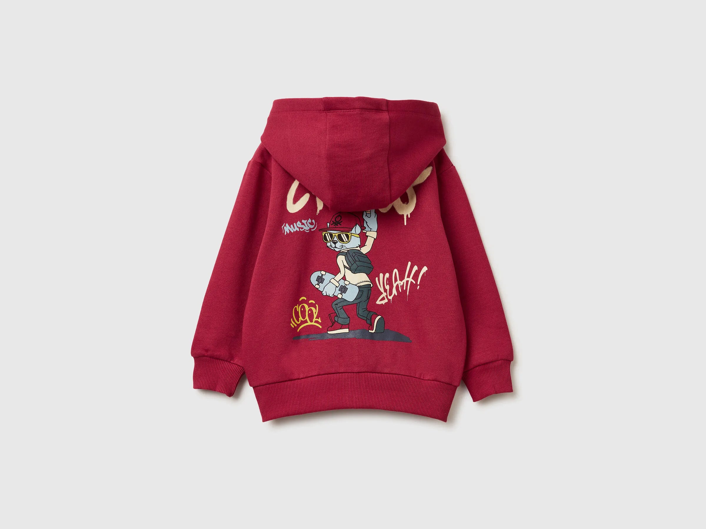 Benetton_Coral_Warm Hoodie with Print_3J73G5046_39J_02