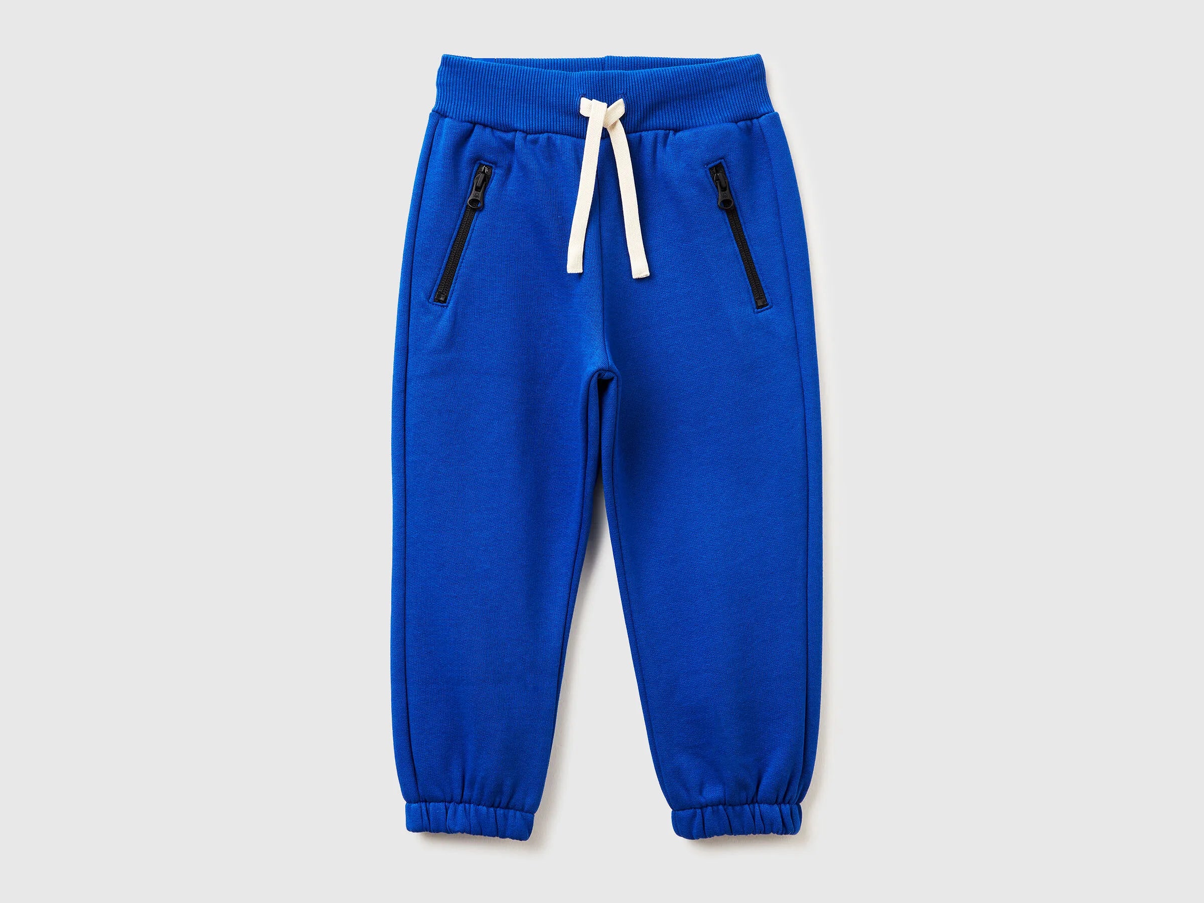 Benetton_Bright Blue_Warm Sweat Joggers with Drawstring_3J73GF057_19R_01