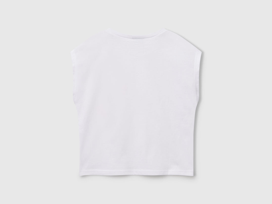 Benetton_T-Shirt with Neon Print_3JERC10PB_101_02