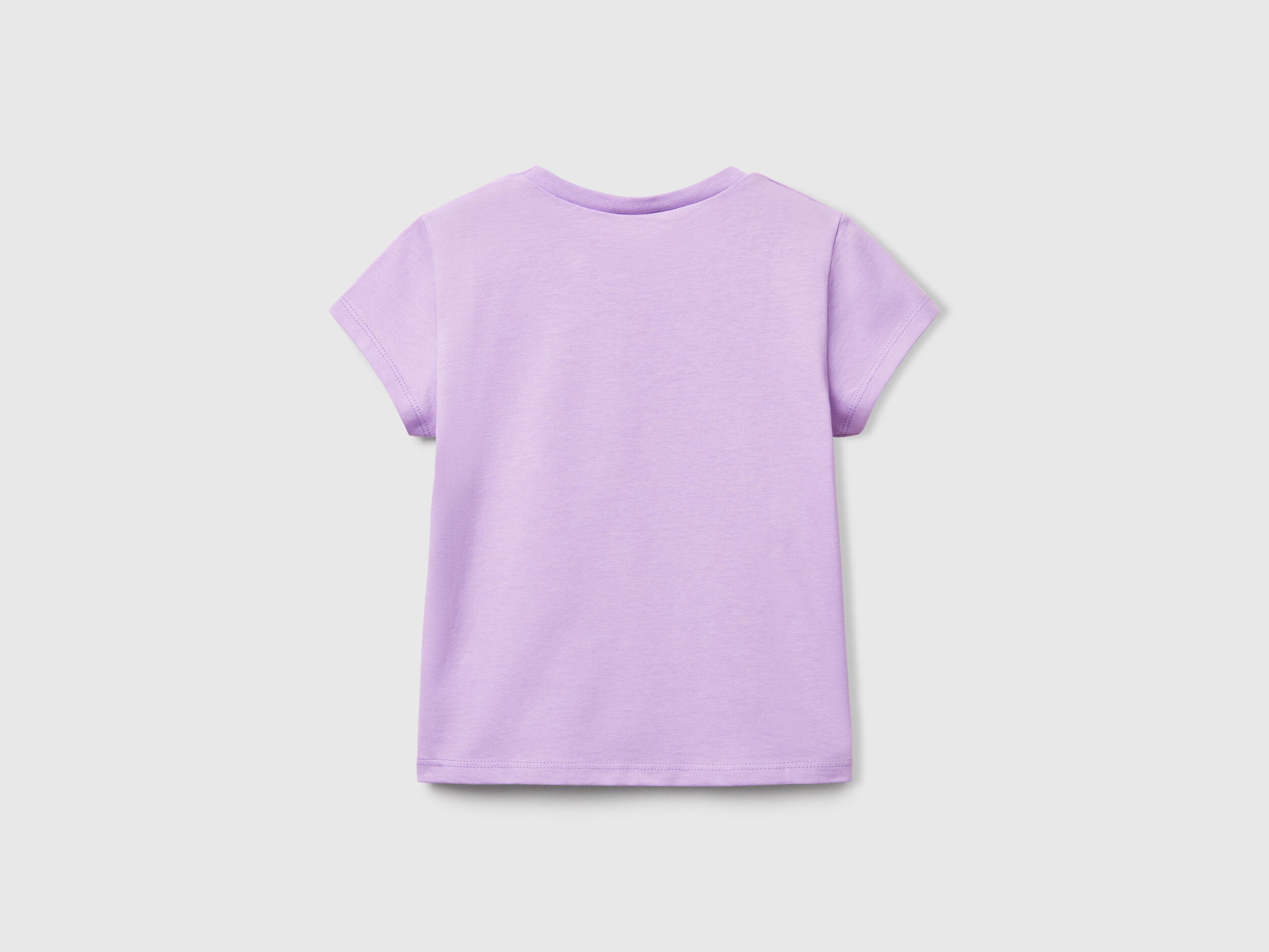 Benetton_T-Shirt with Neon Print_3JERG10J3_07W_02