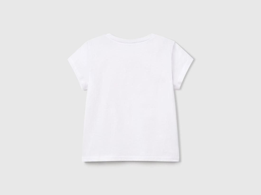 Benetton_T-Shirt with Neon Print_3JERG10J3_101_02