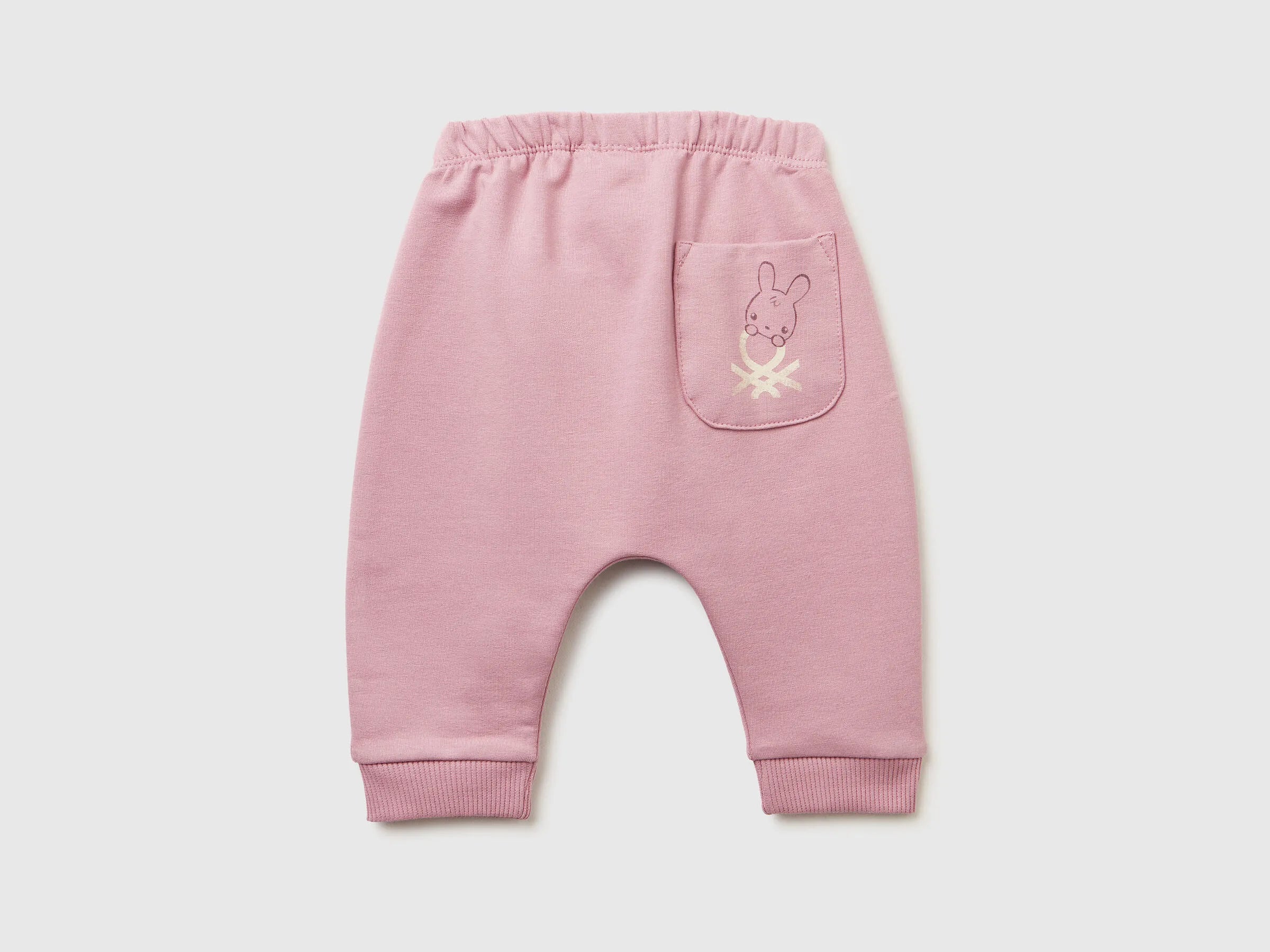 Benetton_Mauve_Warm Sweat Trousers with Pocket_3K1CAF02J_25U_02