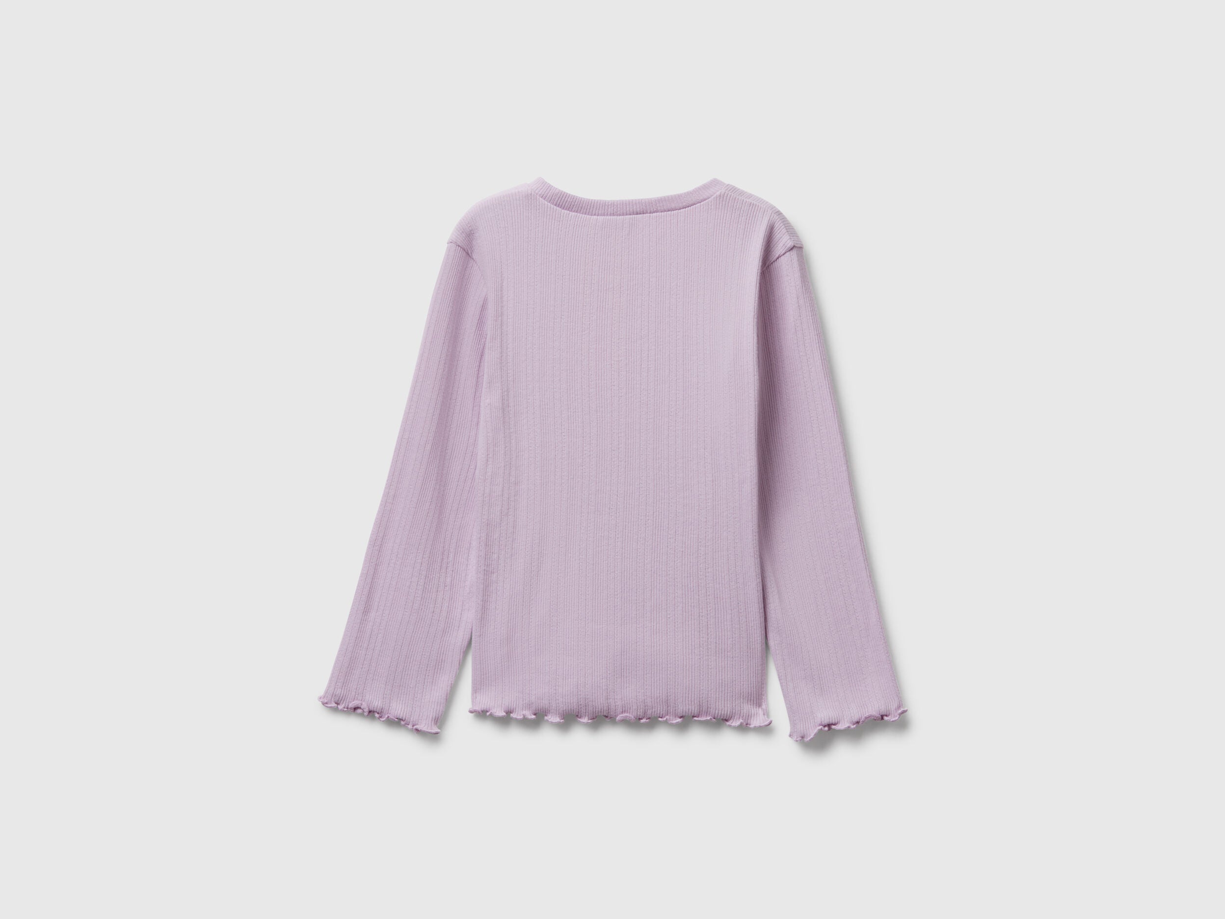 Benetton_Lavender_T-Shirt with Embroidery_3KIEG10KK_0W1_02