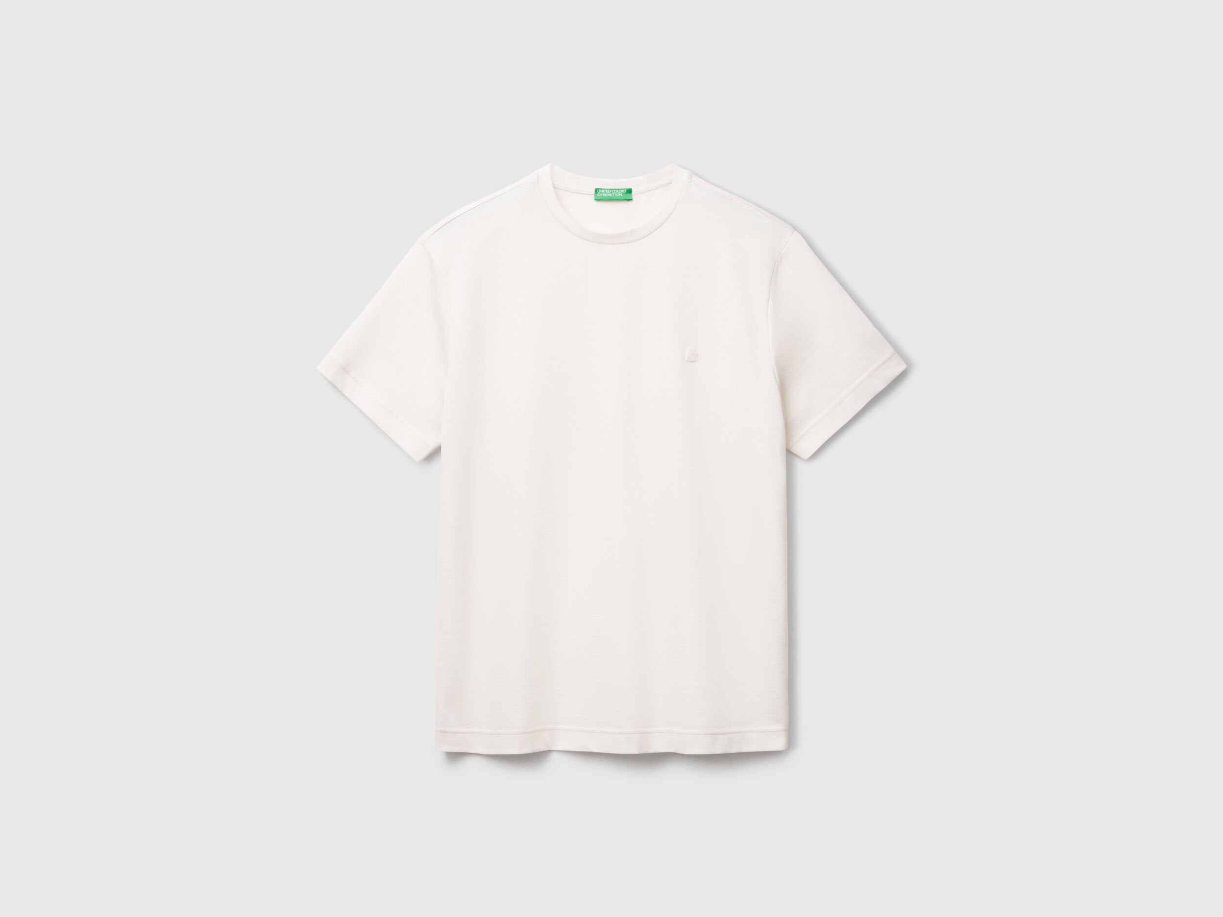 Benetton_T-Shirt in Micro Pique_3M4WU1088_6Z3_03