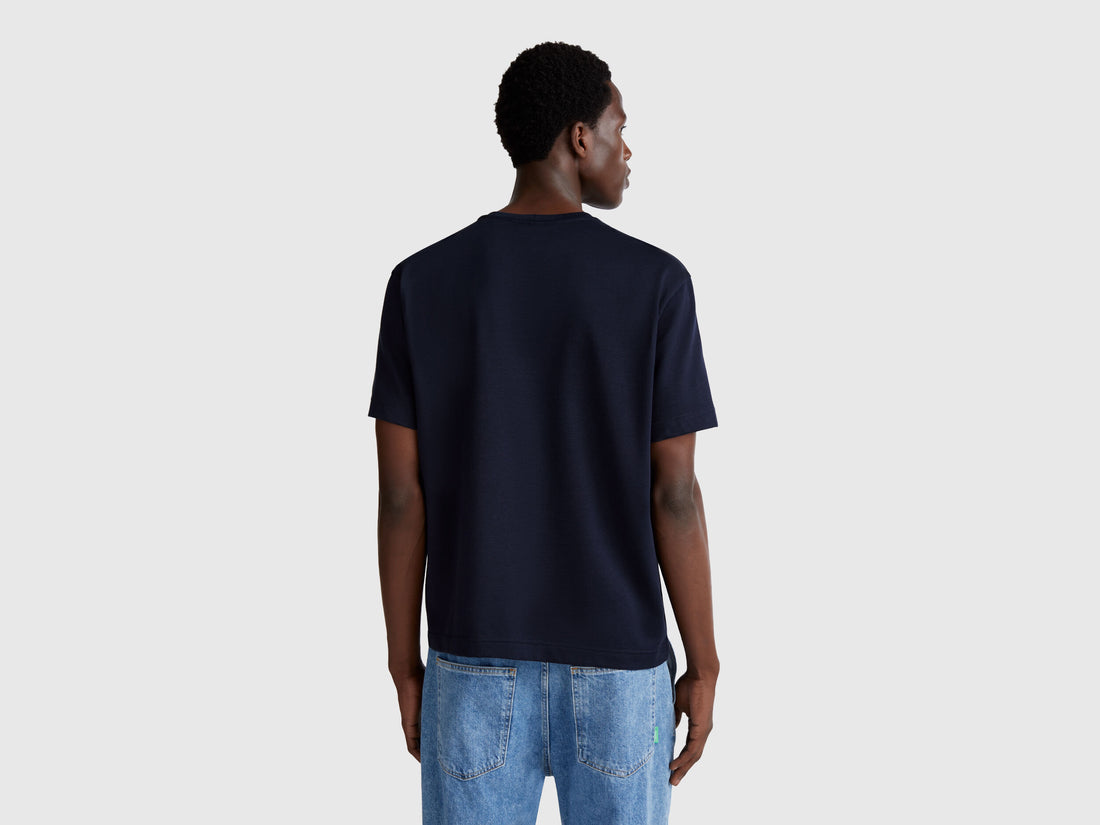 Benetton_T-Shirt in Micro Pique_3M4WU1088_852_02