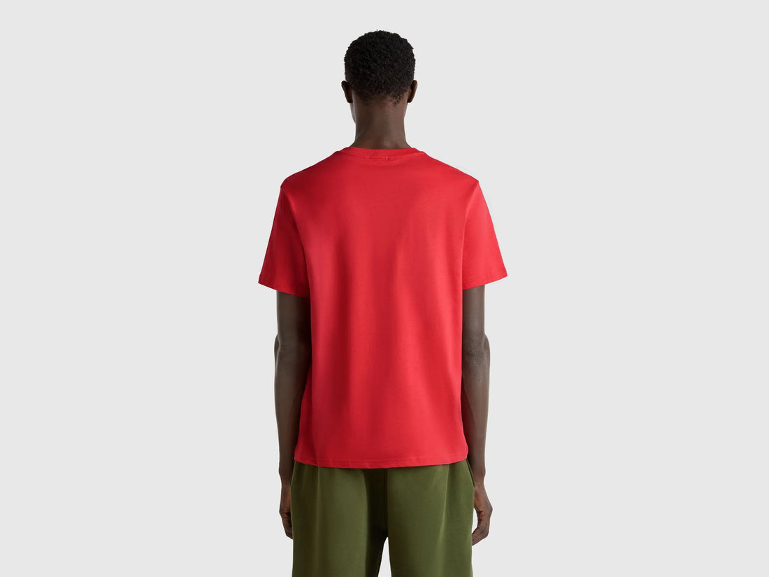 Benetton_Cotton Basic T-Shirt_3MI5J1AF7_736_02
