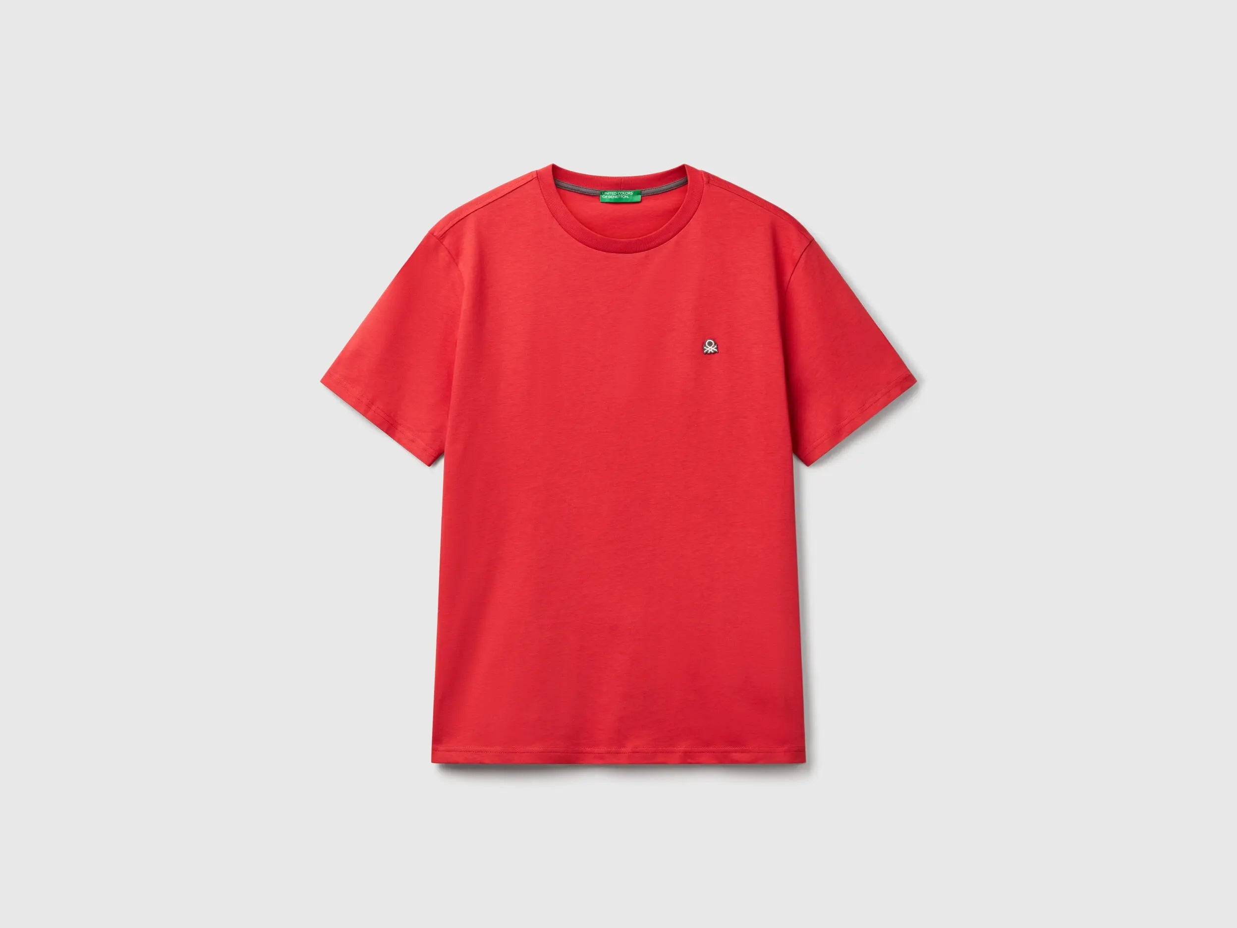 Benetton_Cotton Basic T-Shirt_3MI5J1AF7_736_03