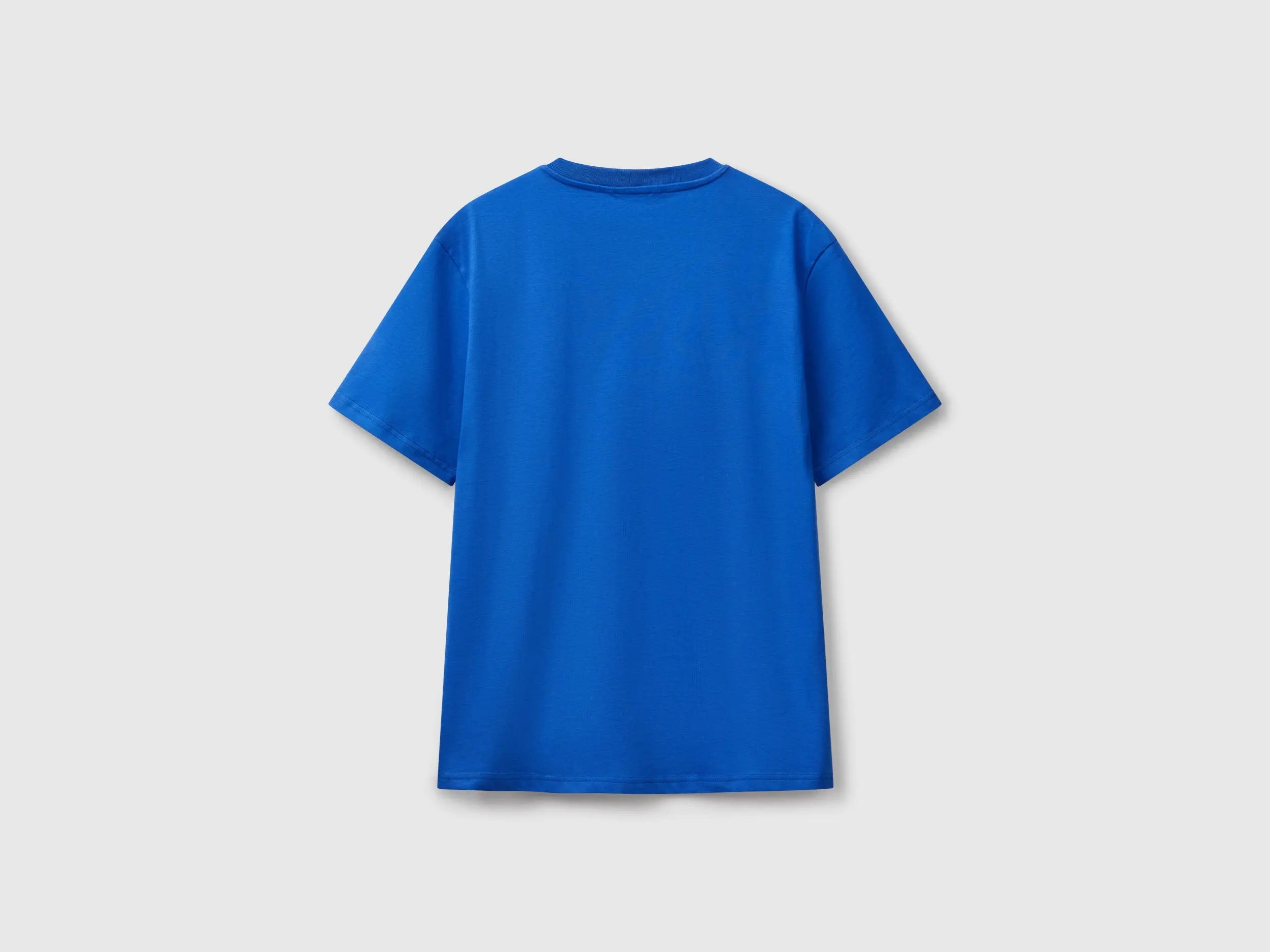 Benetton_Cotton Basic T-Shirt_3MI5J1AF7_74Q_04