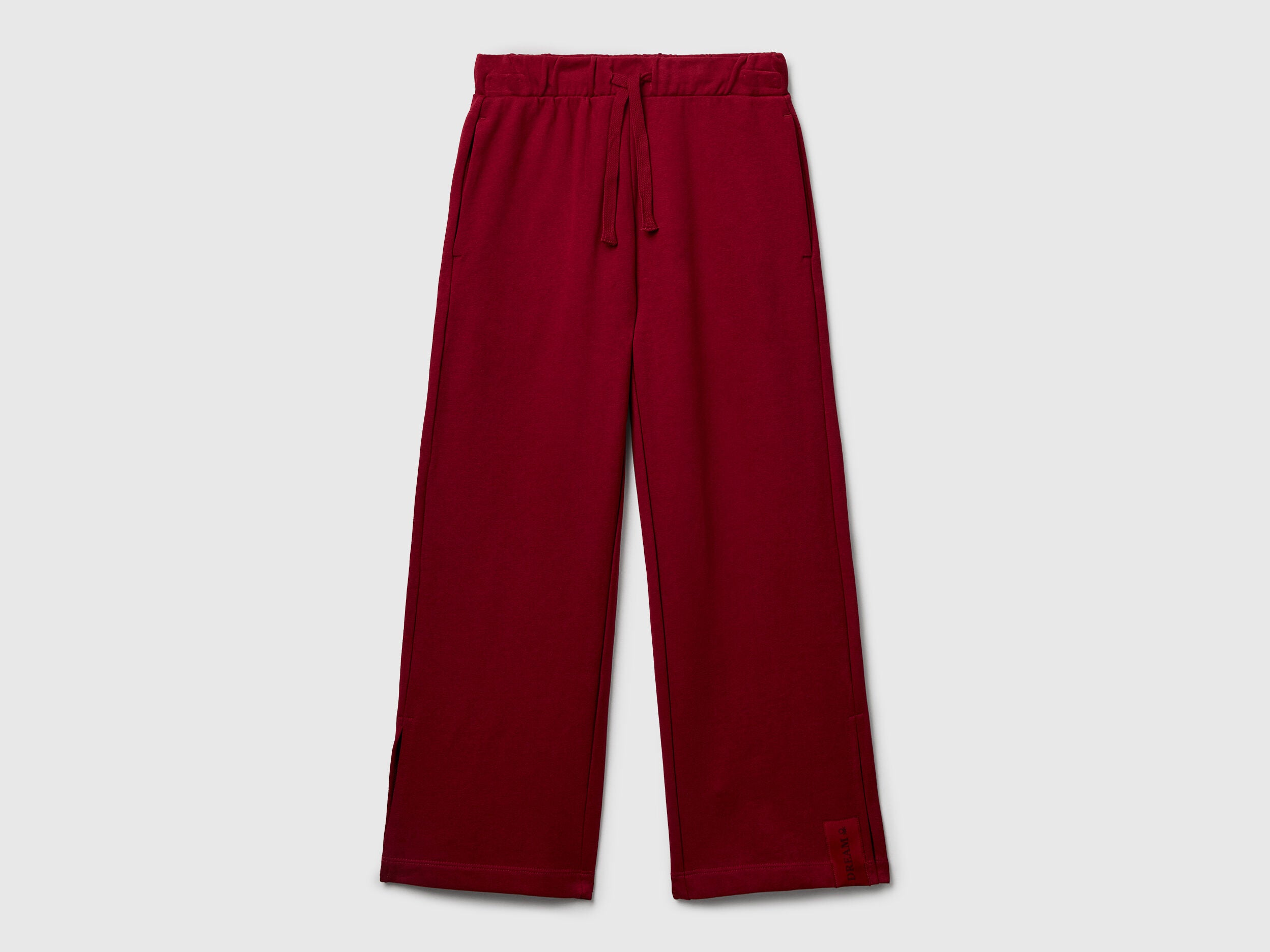 Benetton_Burgundy_Wide Legged Sweatpants_3NBMCF06K_236_01