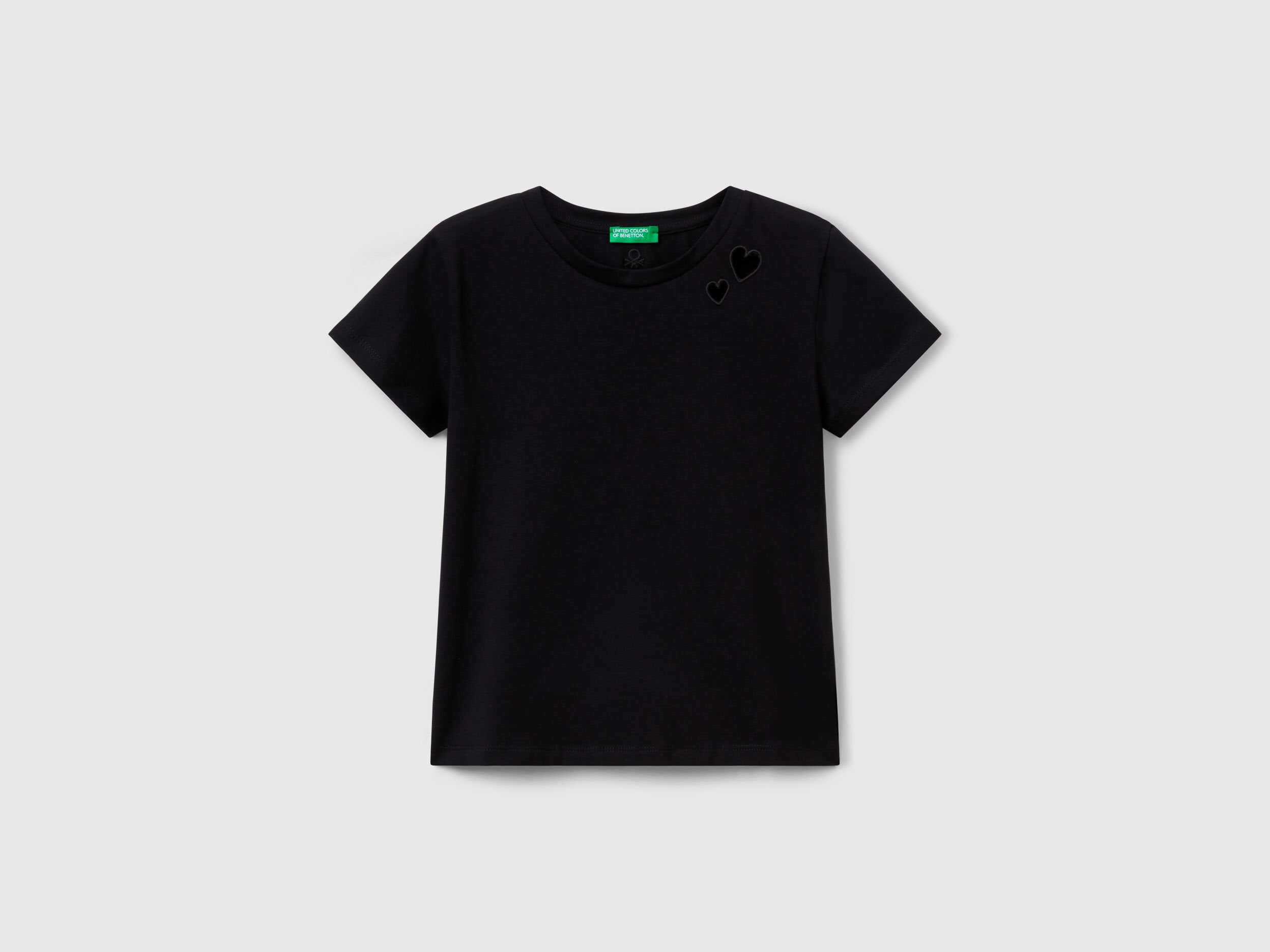 Benetton_Cut Out Motif T-Shirt_3P4ZC10O0_100_01