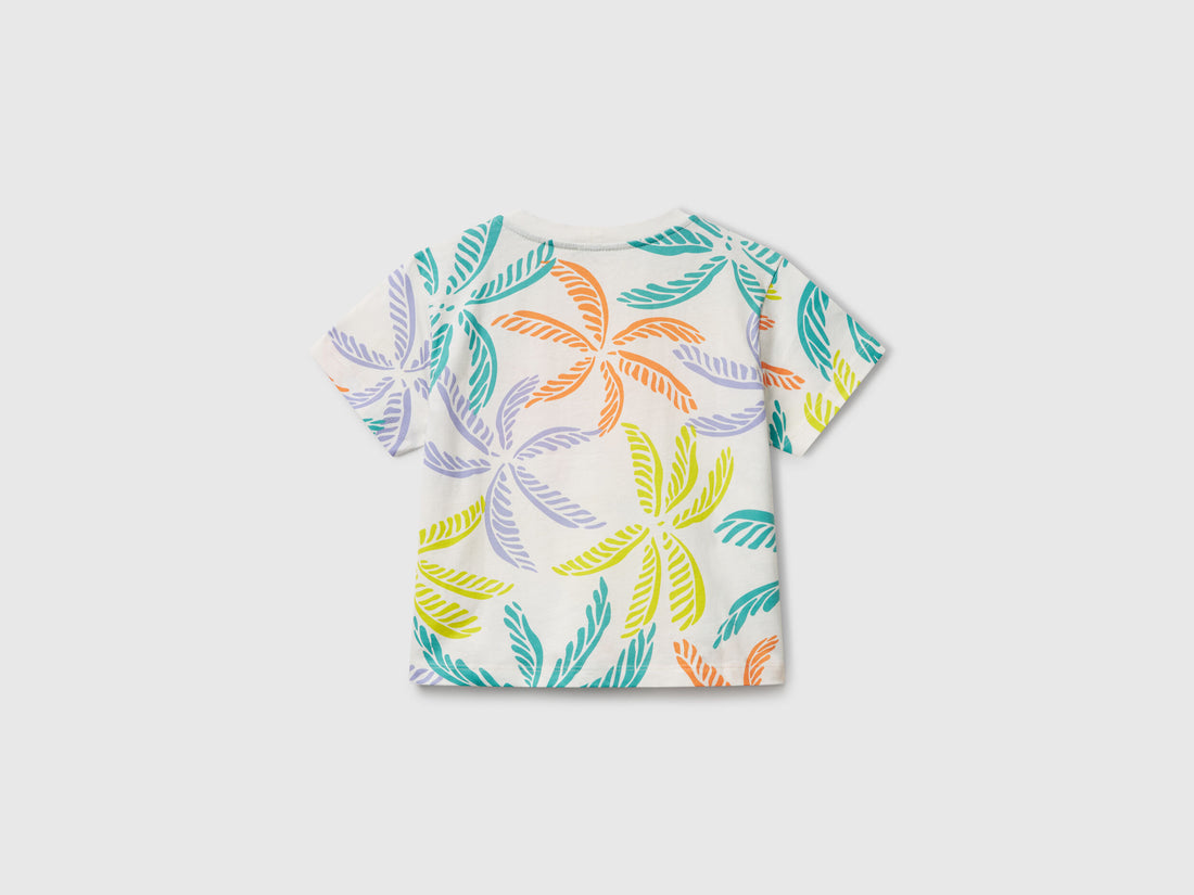 Benetton_White T-Shirt with Tropical Print_3PDQG10JN_75E_02