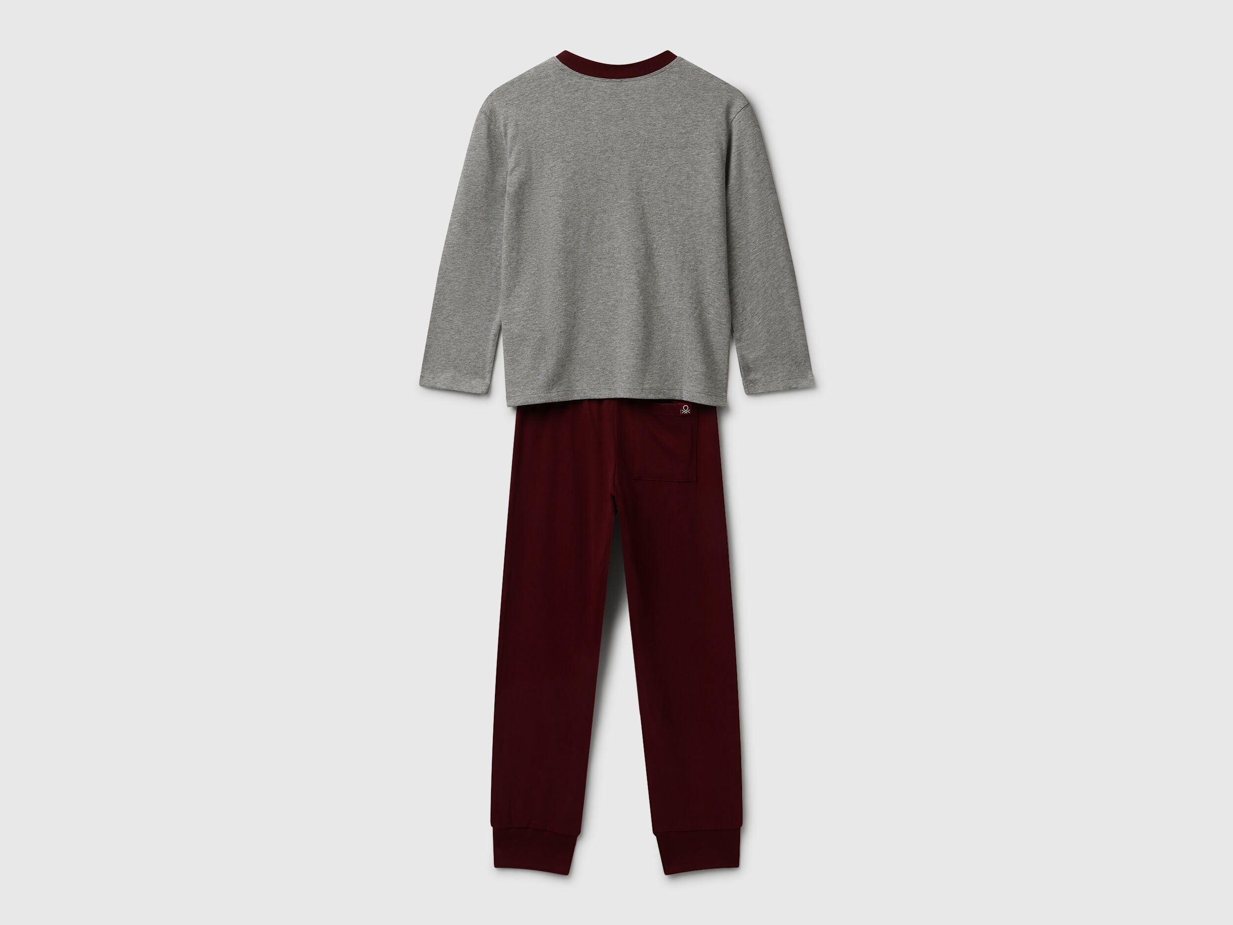 Benetton_Light Gray_Pyjamas in Warm Cotton_3VR50P08V_501_02