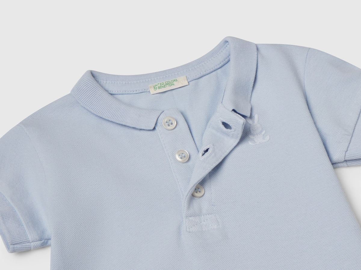 Benetton_Short Sleeve Polo Shirt_3WG9A3007_081_03