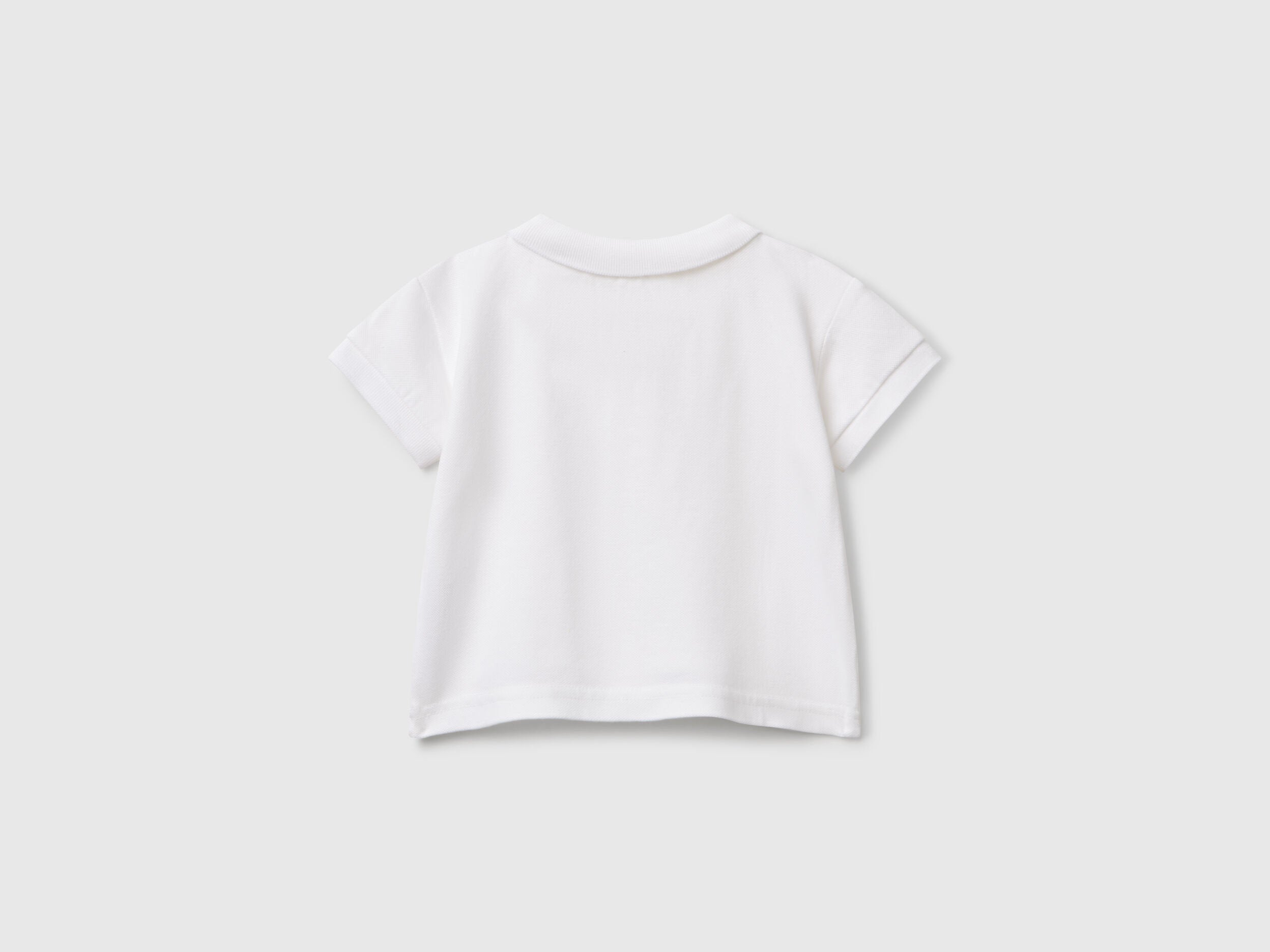 Benetton_Short Sleeve Polo Shirt_3WG9A3007_101_02