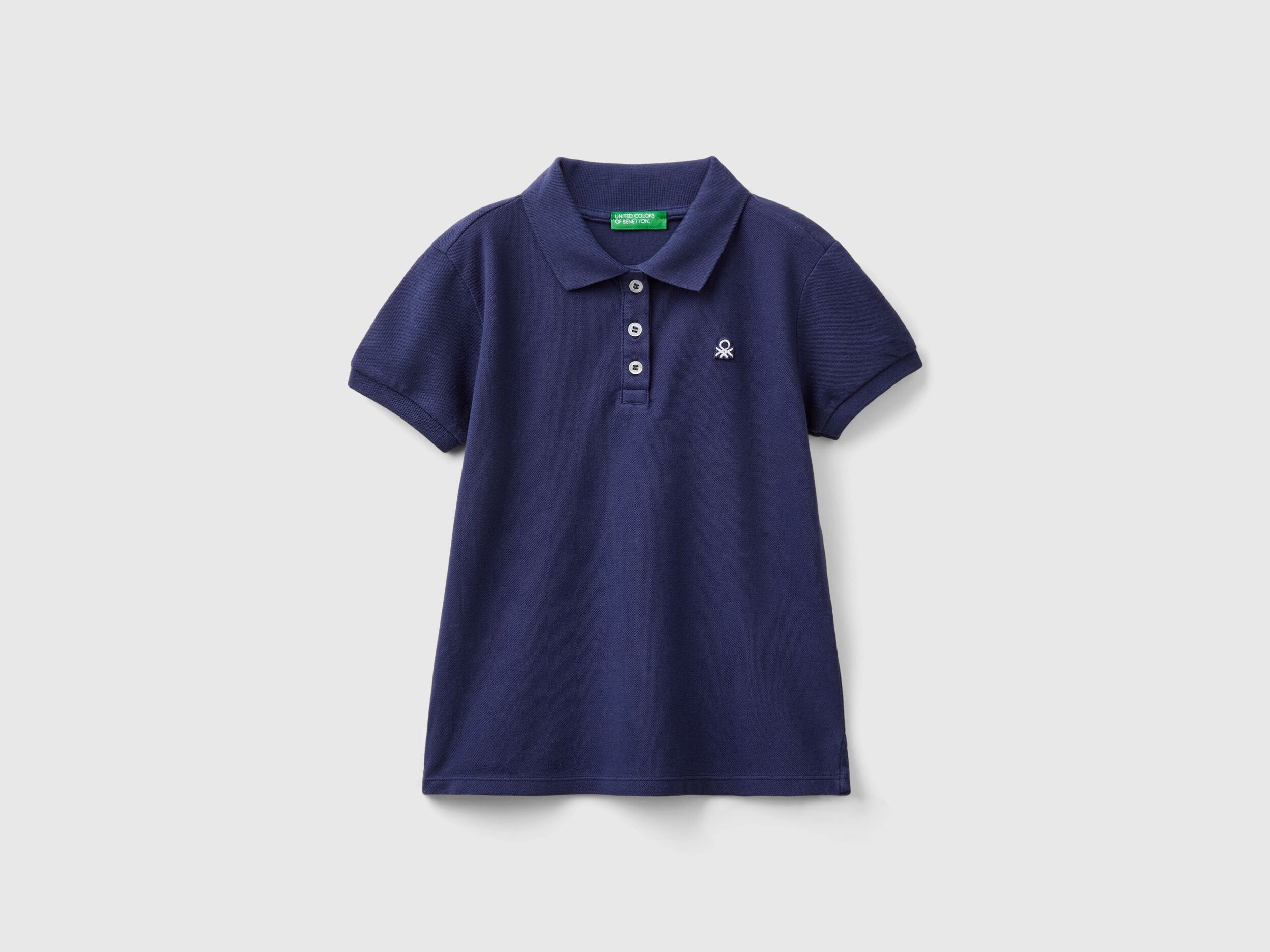 Beneton_Short Sleeve Polo in Cotton_3WG9C300O_252_01
