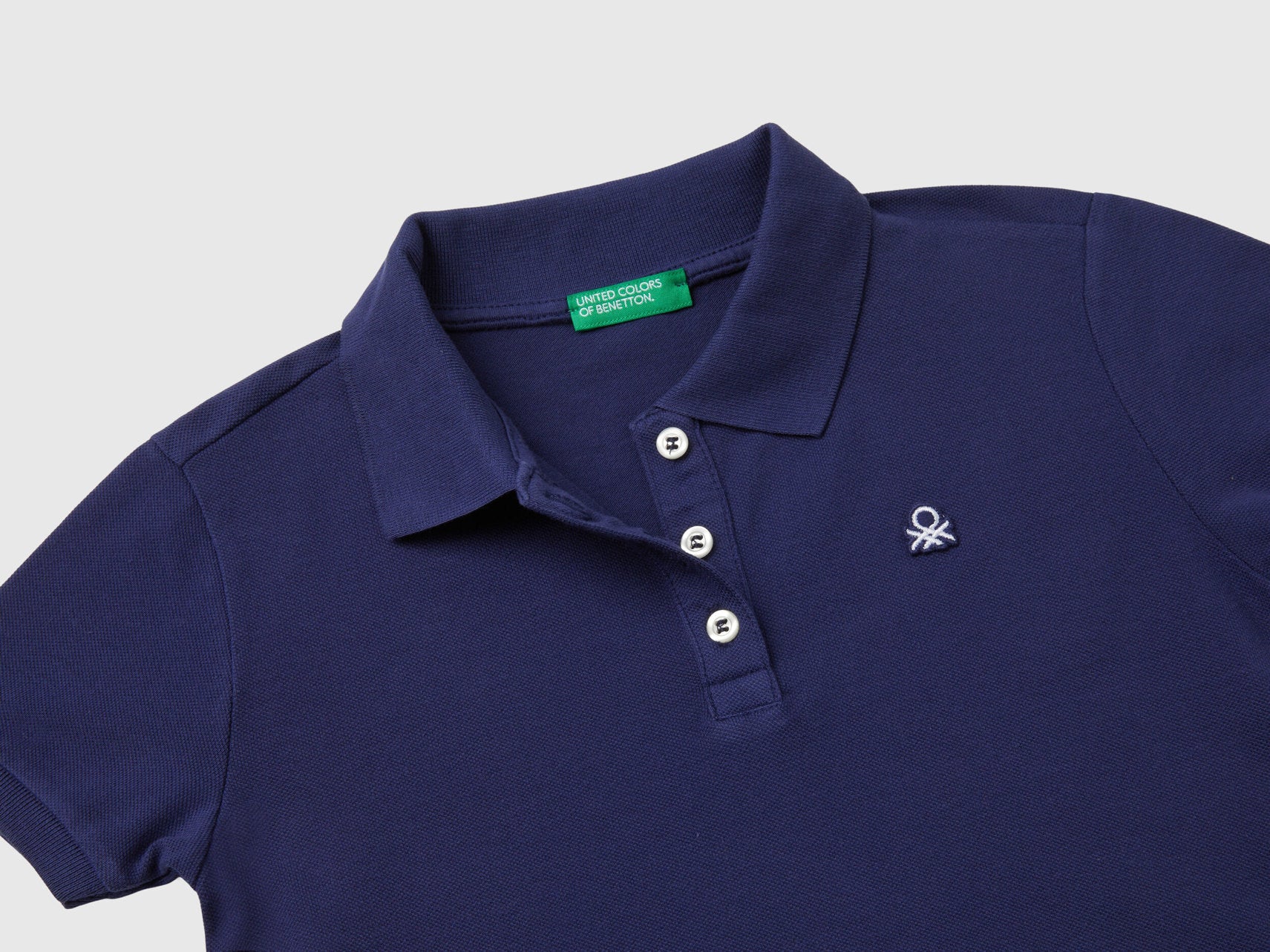 Beneton_Short Sleeve Polo in Cotton_3WG9C300O_252_03