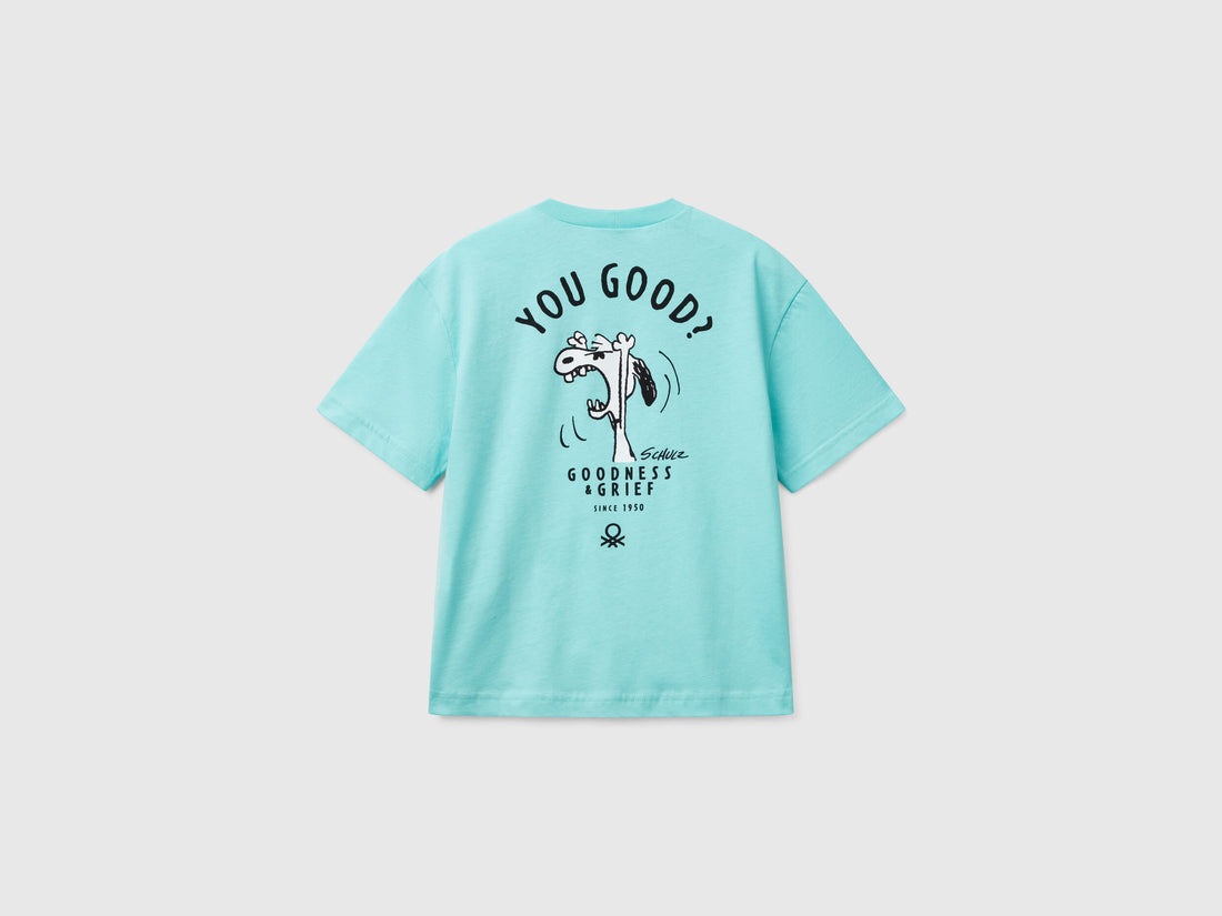 Benetton_Short Sleeve Snoopy ©Peanuts T-Shirt_3X1SC10NI_18T_02