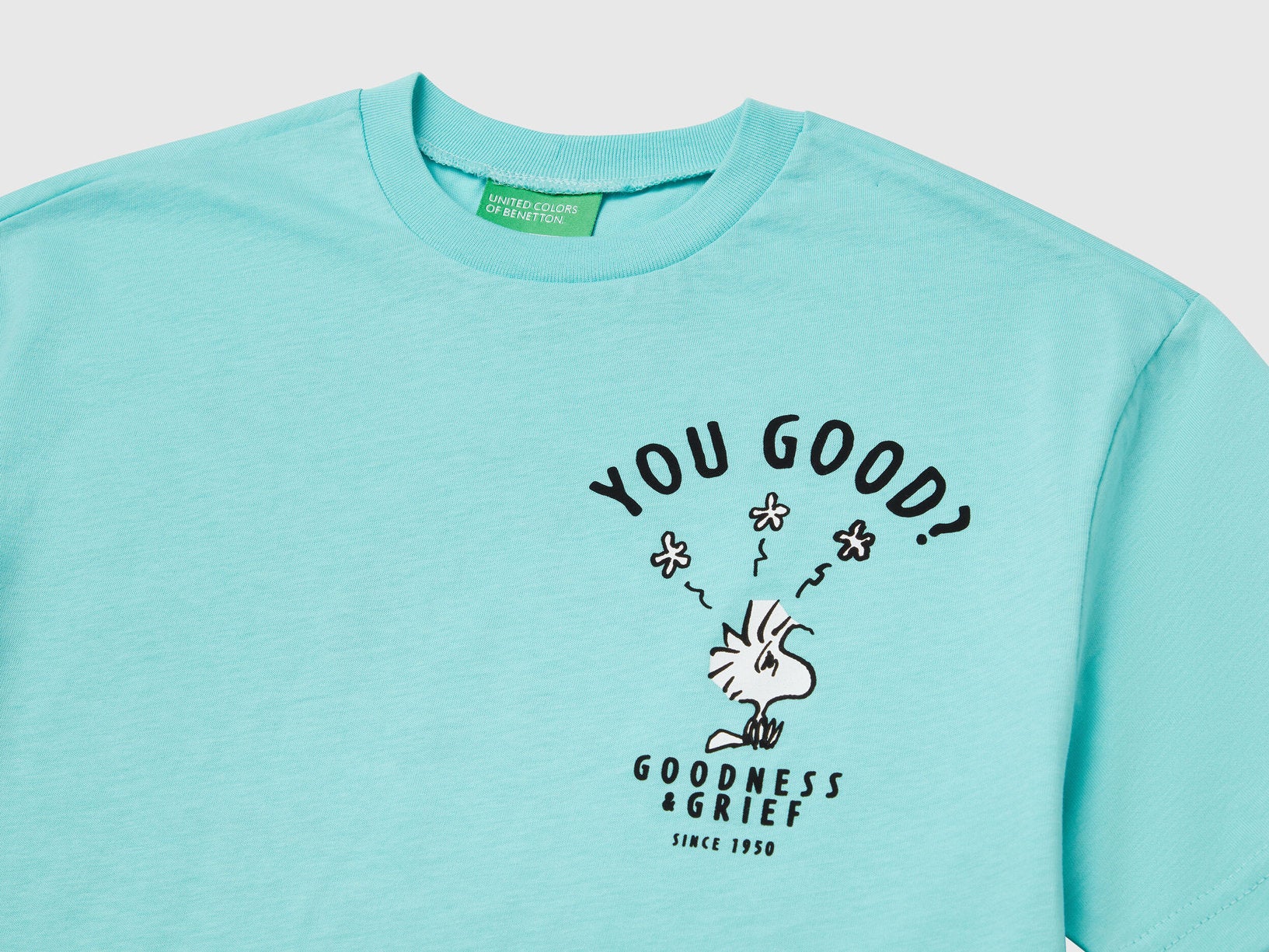 Benetton_Short Sleeve Snoopy ©Peanuts T-Shirt_3X1SC10NI_18T_03