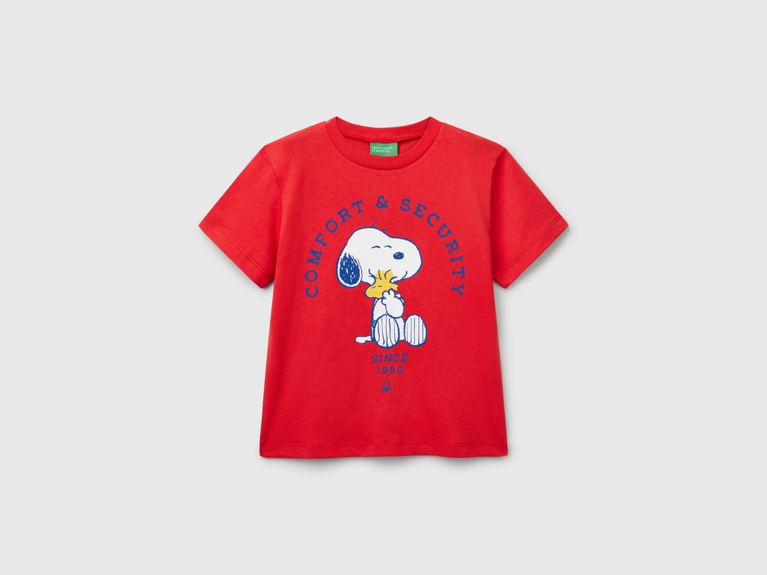 Benetton_T-Shirt with Snoopy ©Peanuts Print_3X1SG10IB_19Q_01