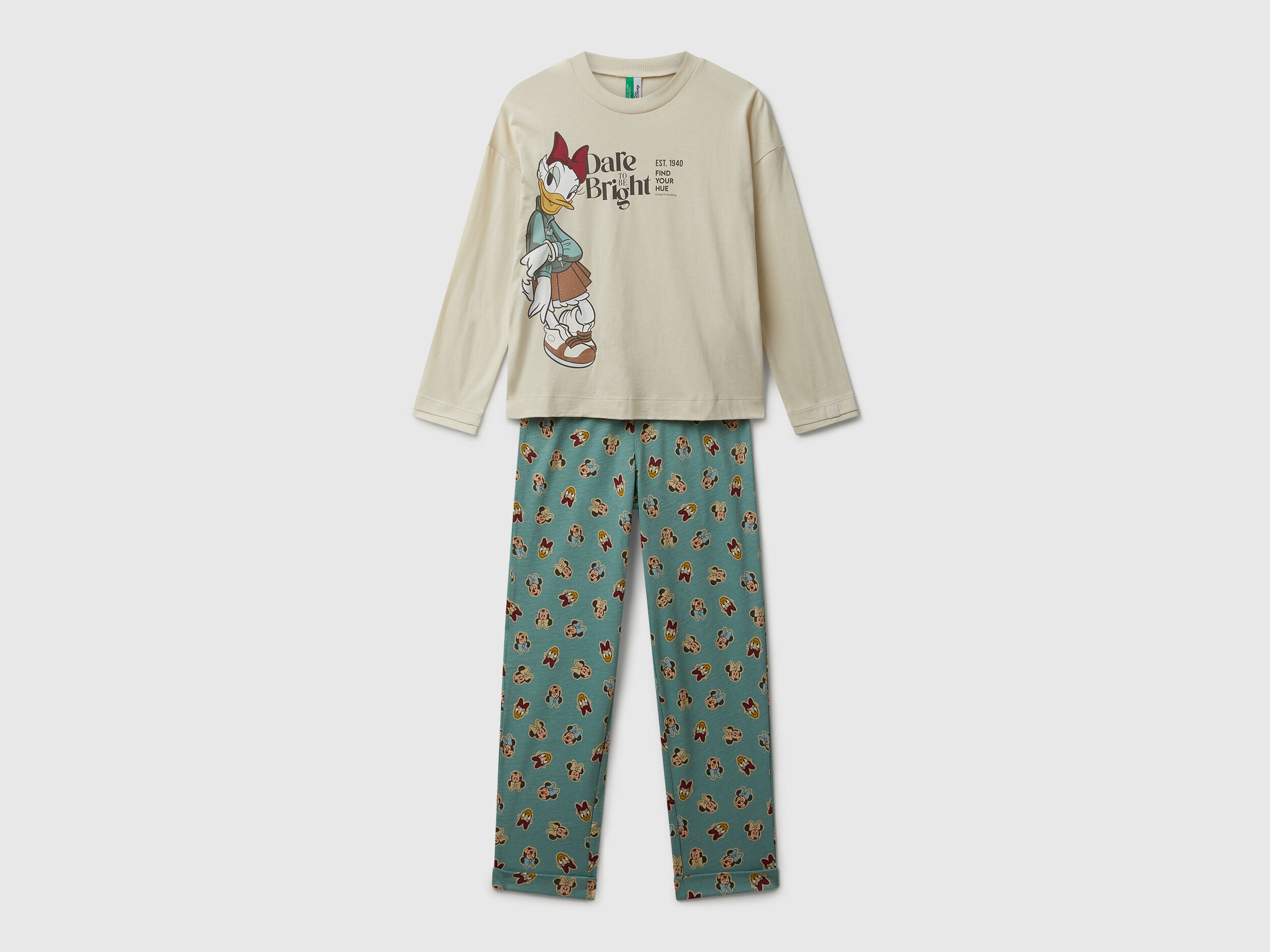 Benetton_Beige_©Disney Daisy Duck Pyjamas_3Y5E0P09A_0L8_01