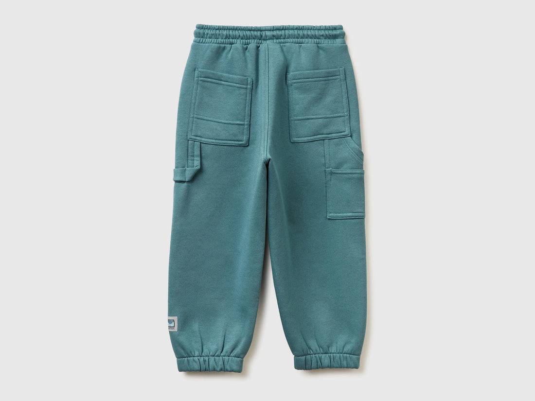 Benetton_Turquoise_Joggers in Warm Cotton_3YBPGF059_19W_02