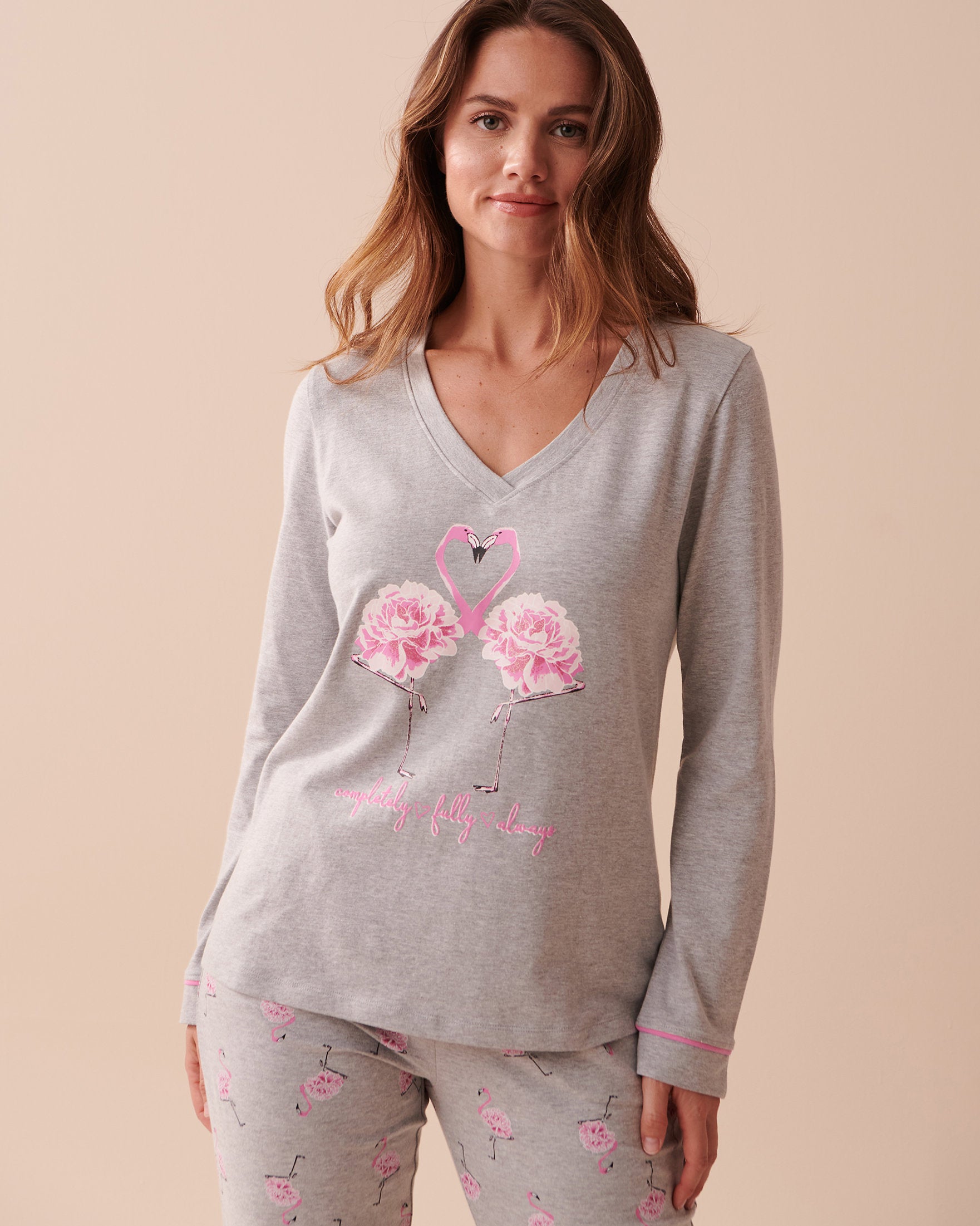 Cotton Long Sleeve Pyjama T Shirt_40100525_00007_01