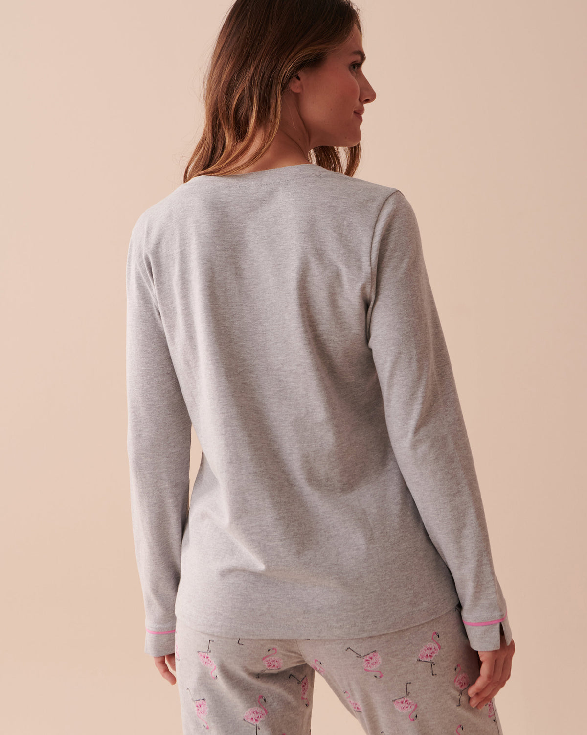 Cotton Long Sleeve Pyjama T Shirt_40100525_00007_02