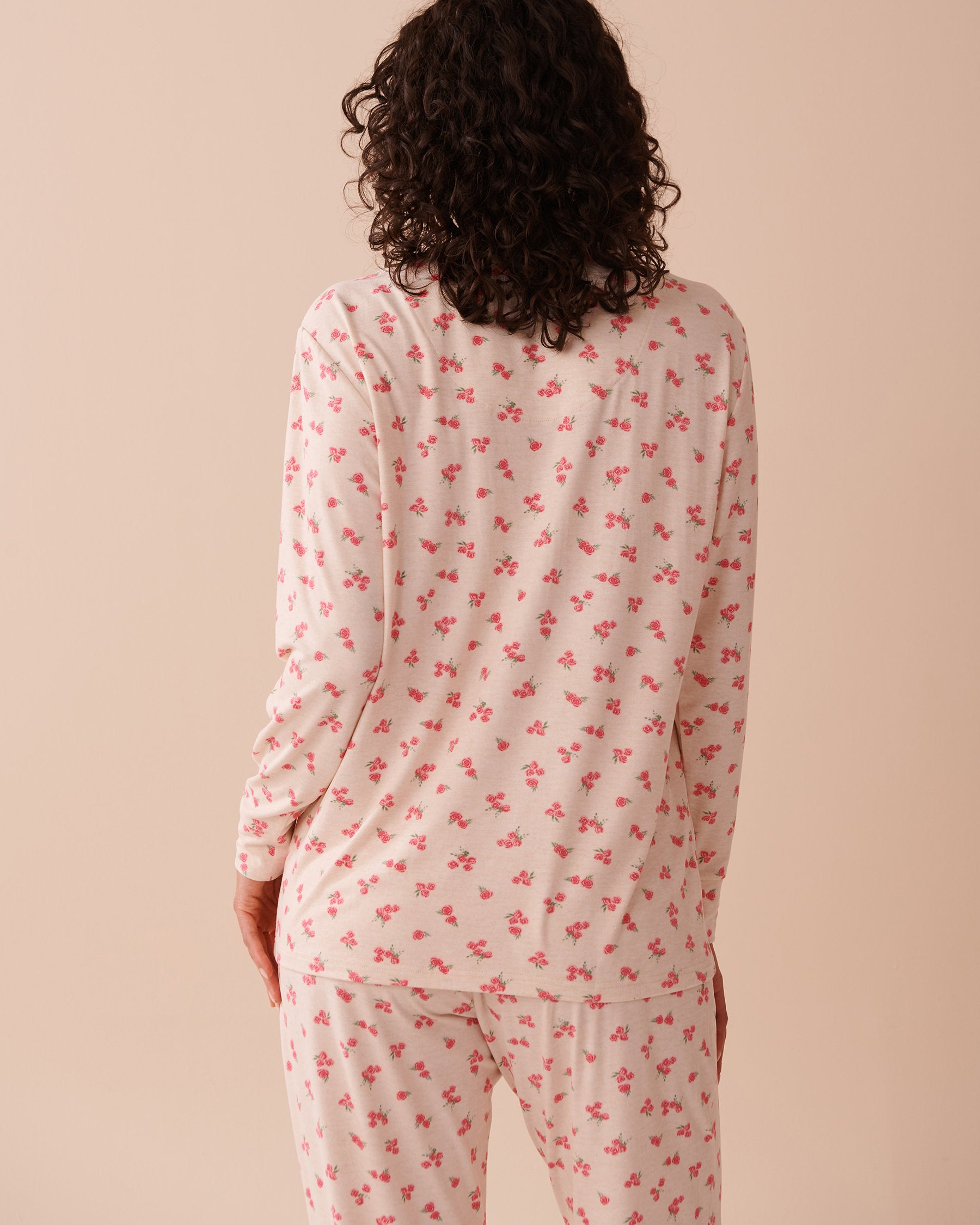 La Vie en Rose_Teddy Bear and Rose Print Super Soft Long Sleeve S_40100686_P20065_02