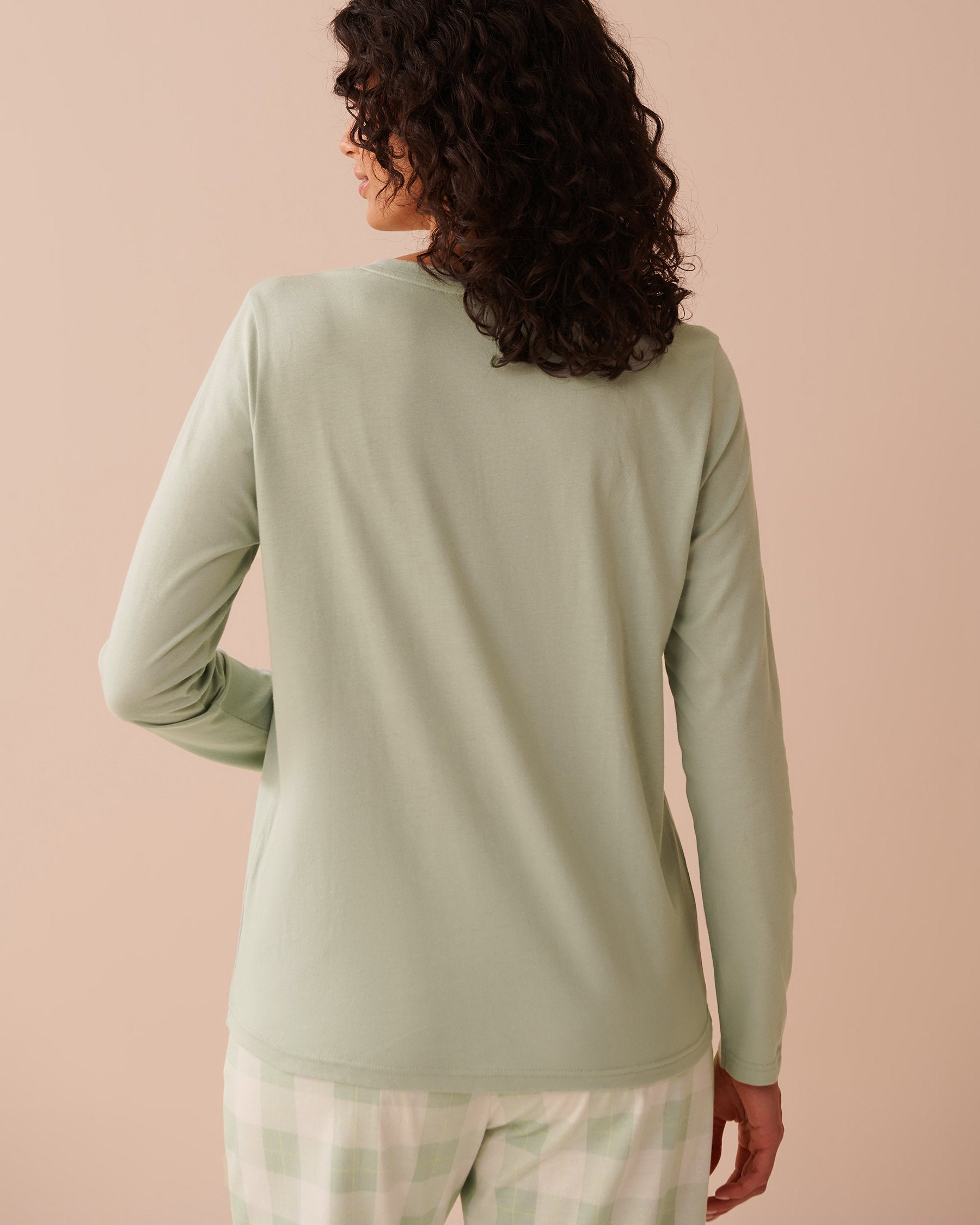 La Vie en Rose_Sunflower Print Cotton Long Sleeve Shirt_40100692_30055_02