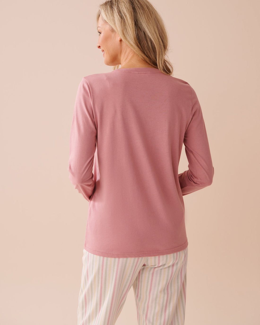 La Vie en Rose_Bee Print Cotton Long Sleeve Shirt_40100692_60077_02