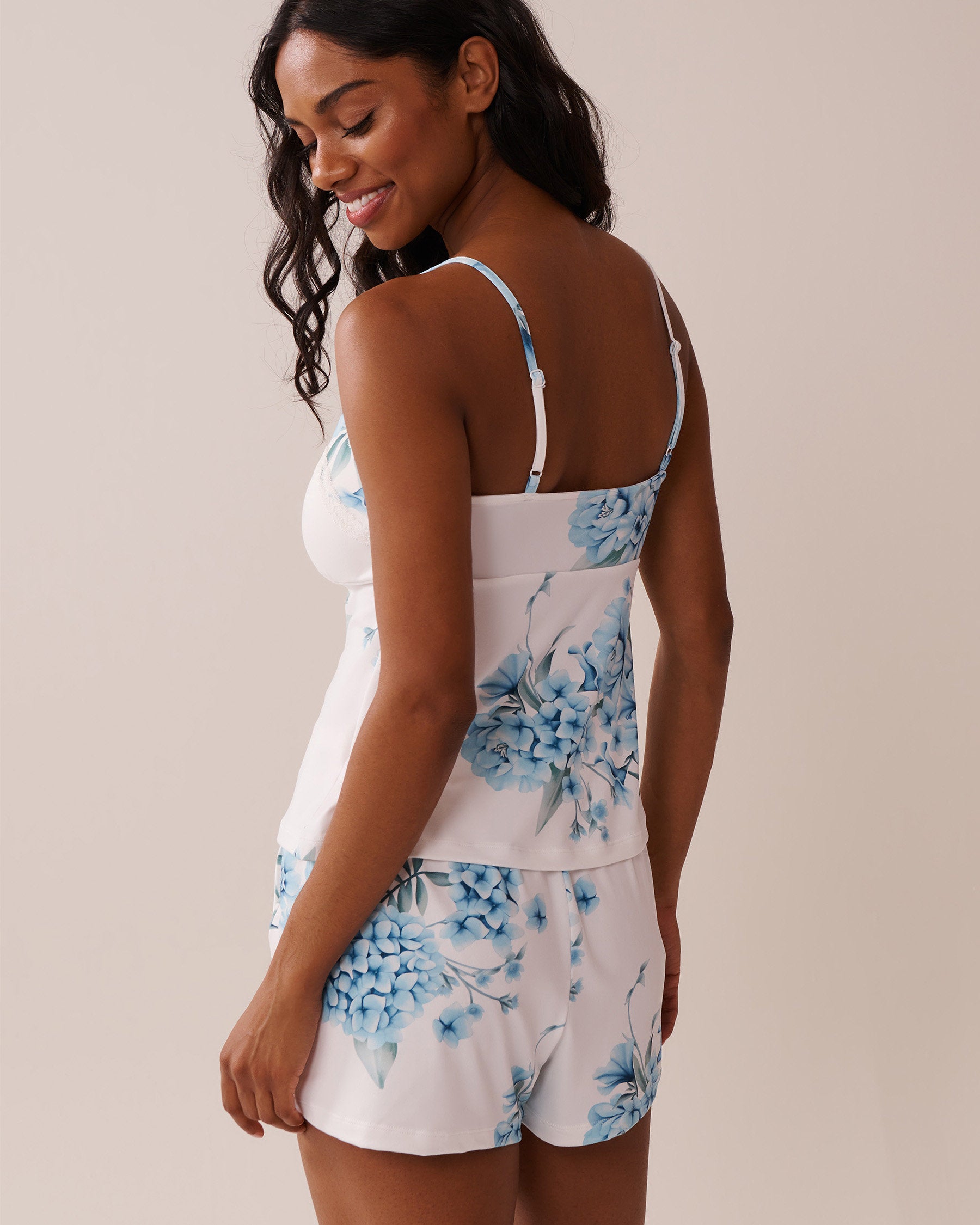 La Vie en Rose_Hydrangea Print Super Soft Cami_40100707_P10483_02