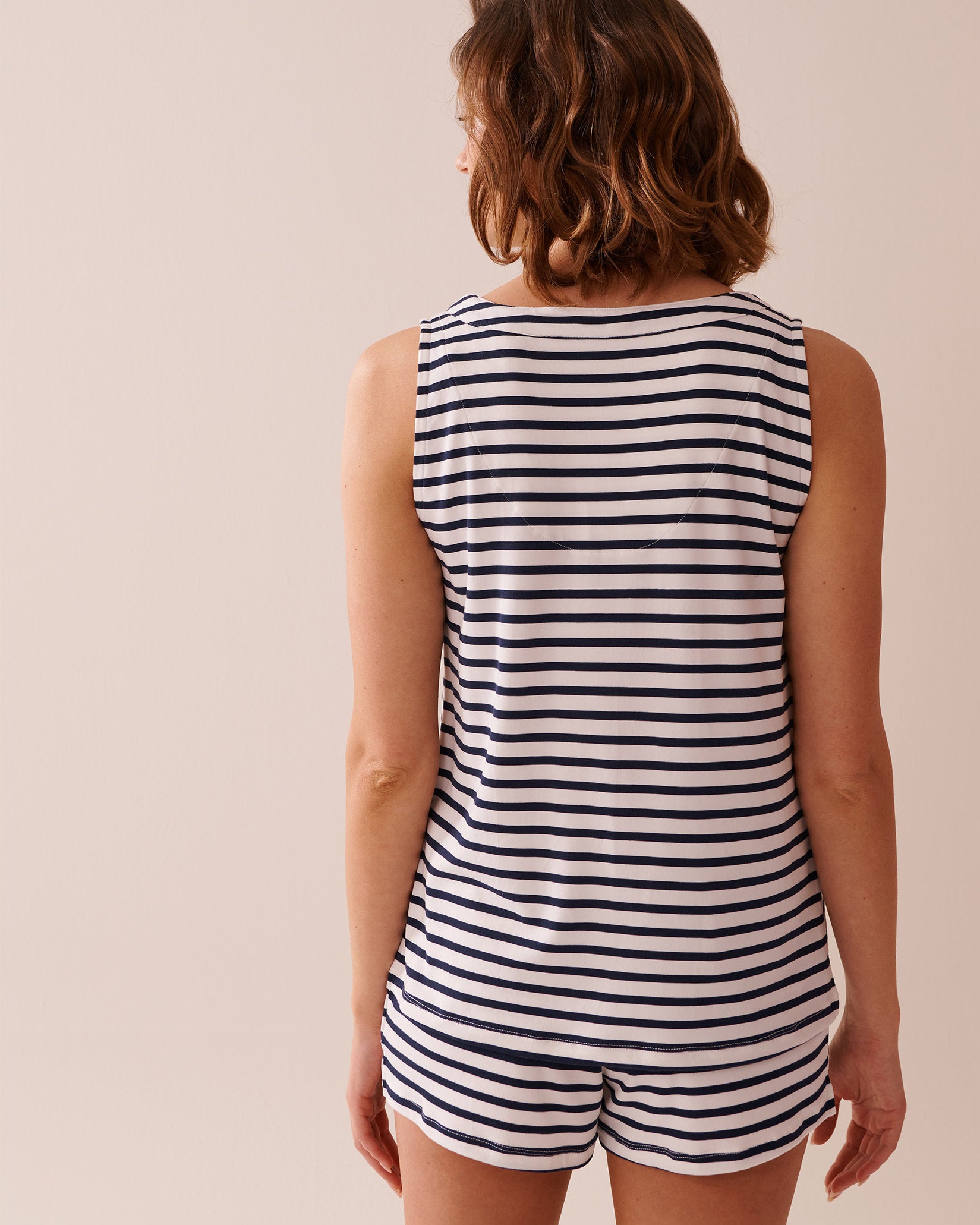 La Vie en Rose_Nautical Stripe Super Soft Button-Down Cami_40100714_P10479_02