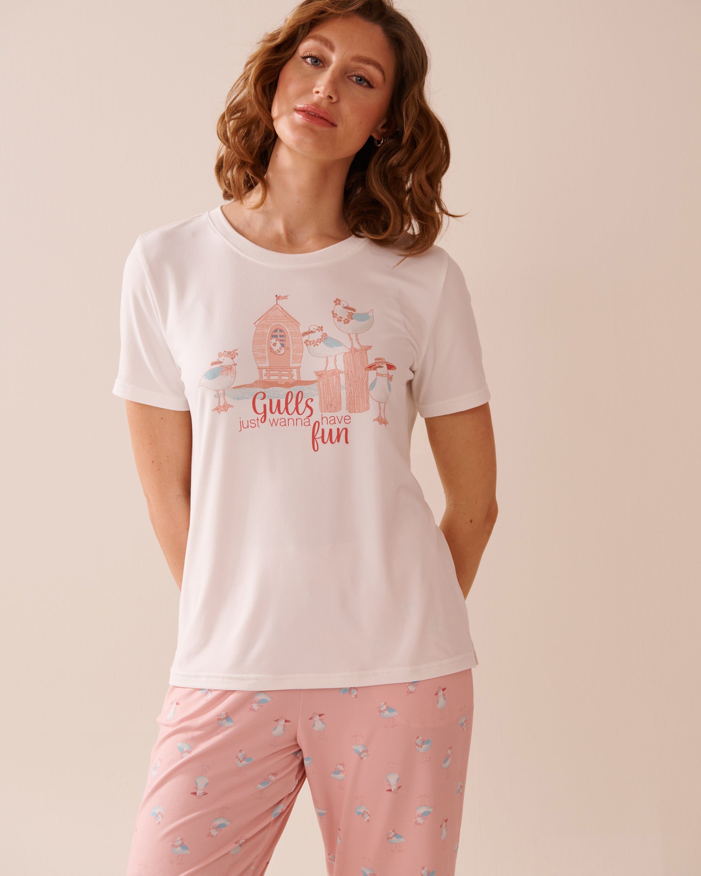 La Vie en Rose_Seagull Print Super Soft T-Shirt_40100742_10011_04