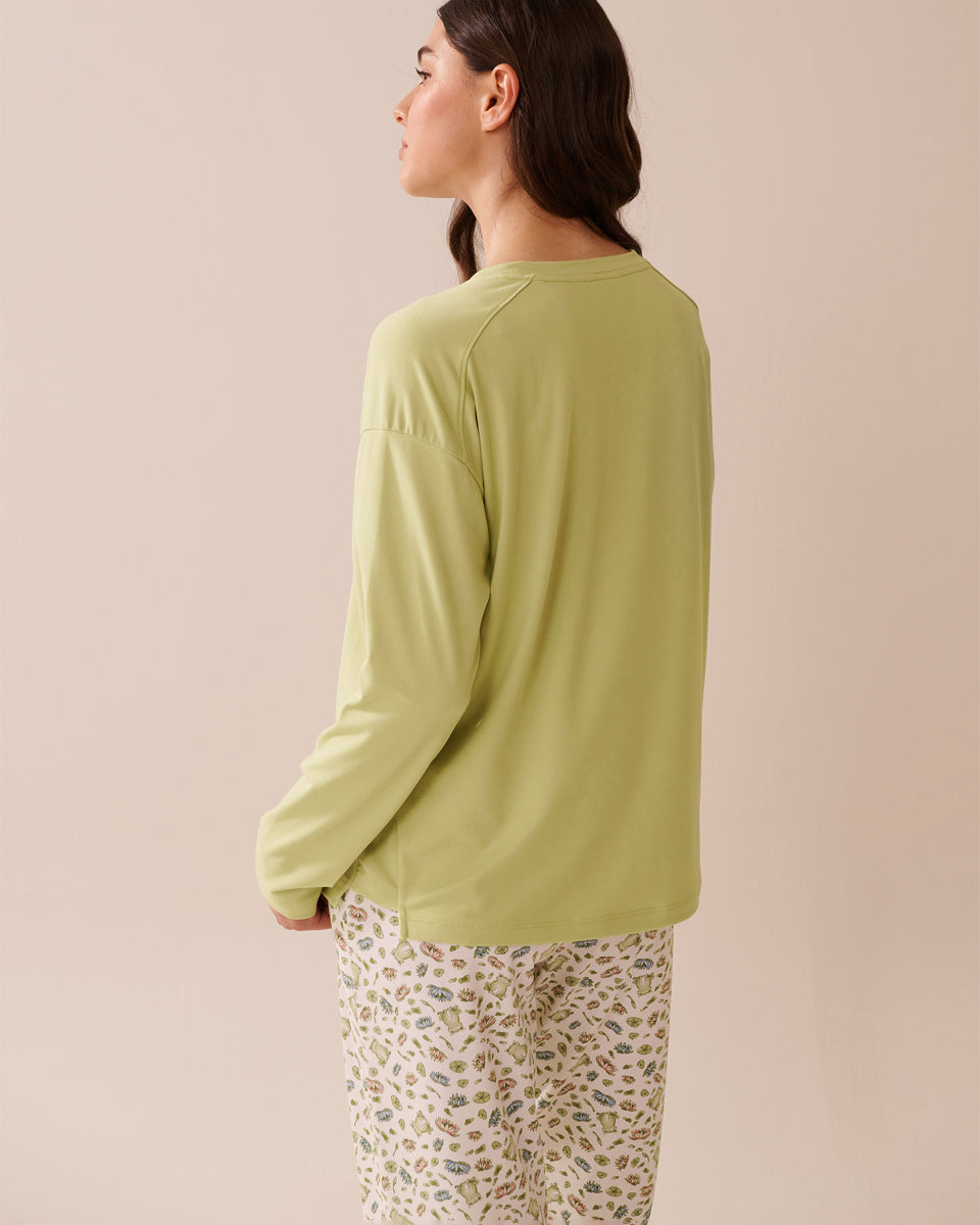 La Vie en Rose_Lint_Frog Print Super Soft Long Sleeve Shirt_40100762_30132_02