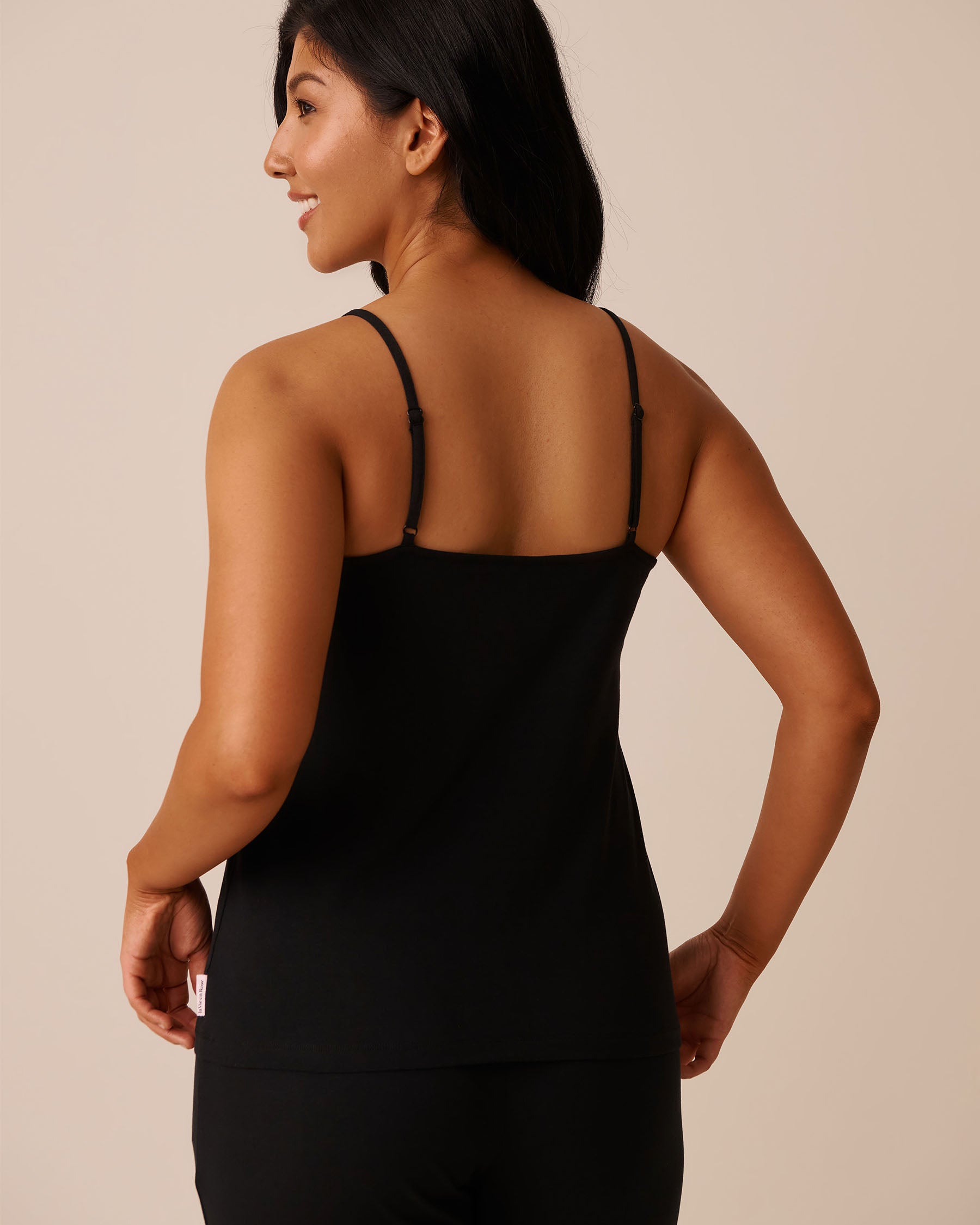La Vie en Rose_Black Beauty_Cotton Cami_40100764_00001_02
