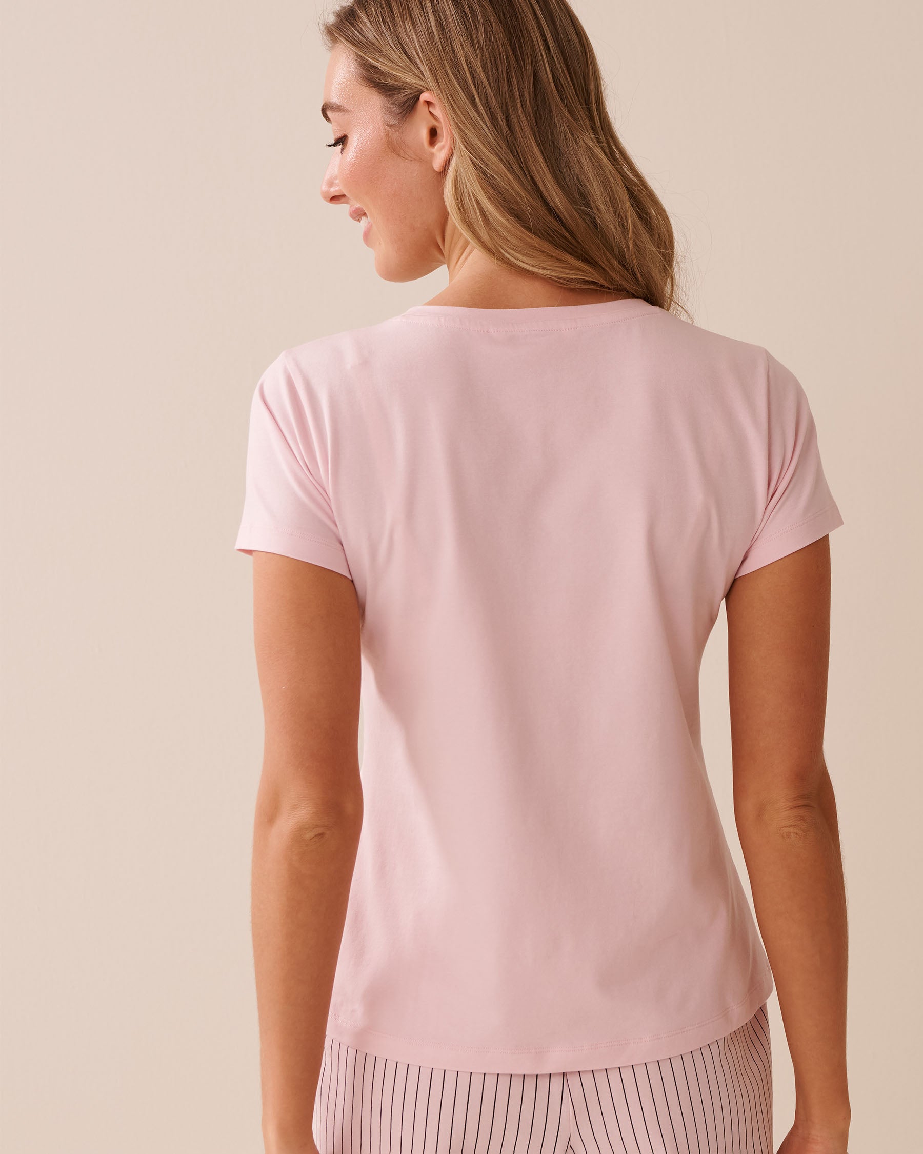La Vie en Rose_Parfait Pink_Cotton T-shirt_40100766_60165_03