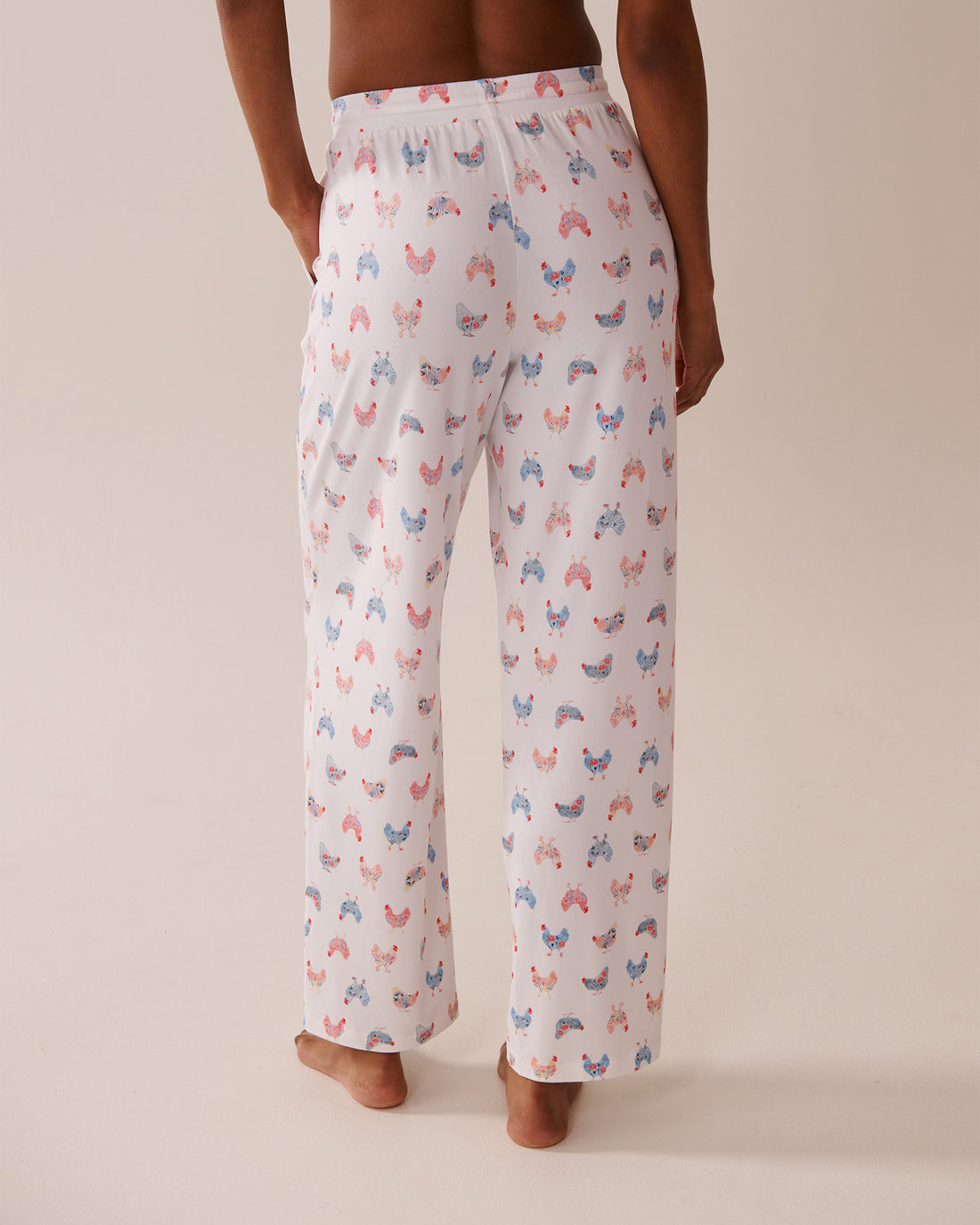 La Vie en Rose_Chicken Print Super Soft Pajama Pants_40200706_P10481_02