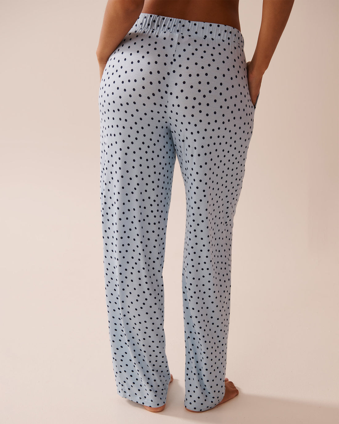 La Vie en Rose_Polka Dot Soft Jersey Pajama Pants_40200708_P40432_02
