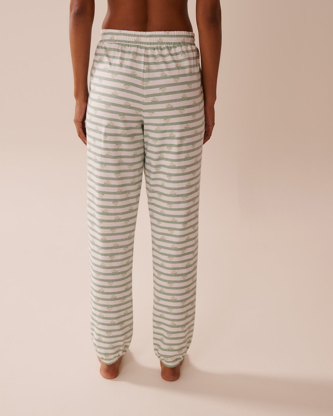 La Vie en Rose_Snail Print Cotton Jogger Pajama Pants_40200715_P30116_02