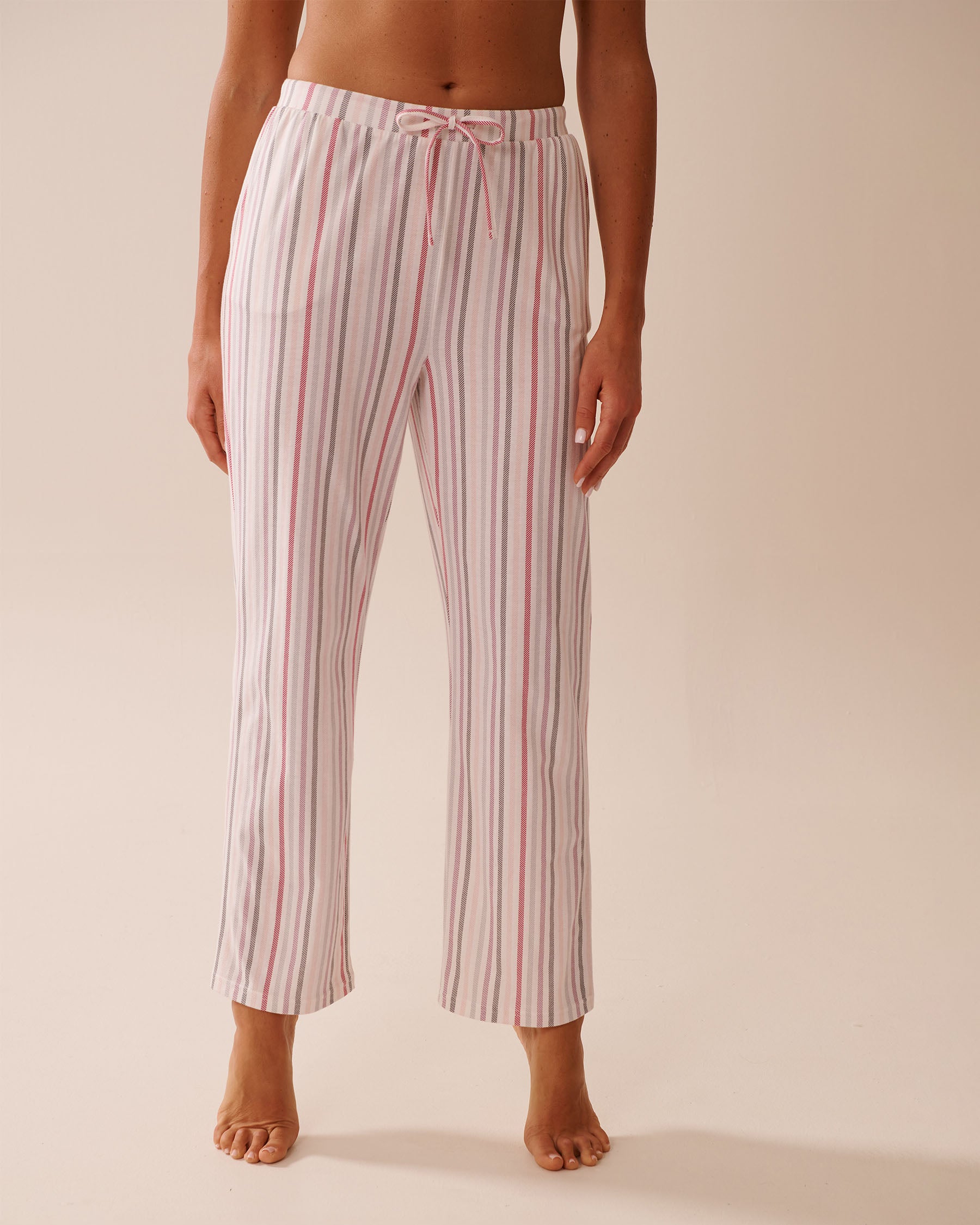 La Vie en Rose_Snow White Multistripe_Multistripe Print Cotton Pyjama Pants_40200756_P10517_01