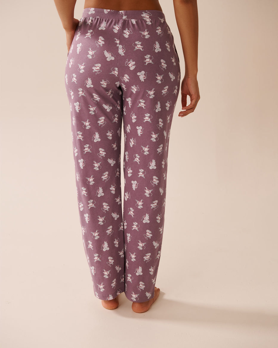 La Vie en Rose_Grapeade Mouse_Mouse Print Cotton Pyjama Pants_40200756_P50094_02
