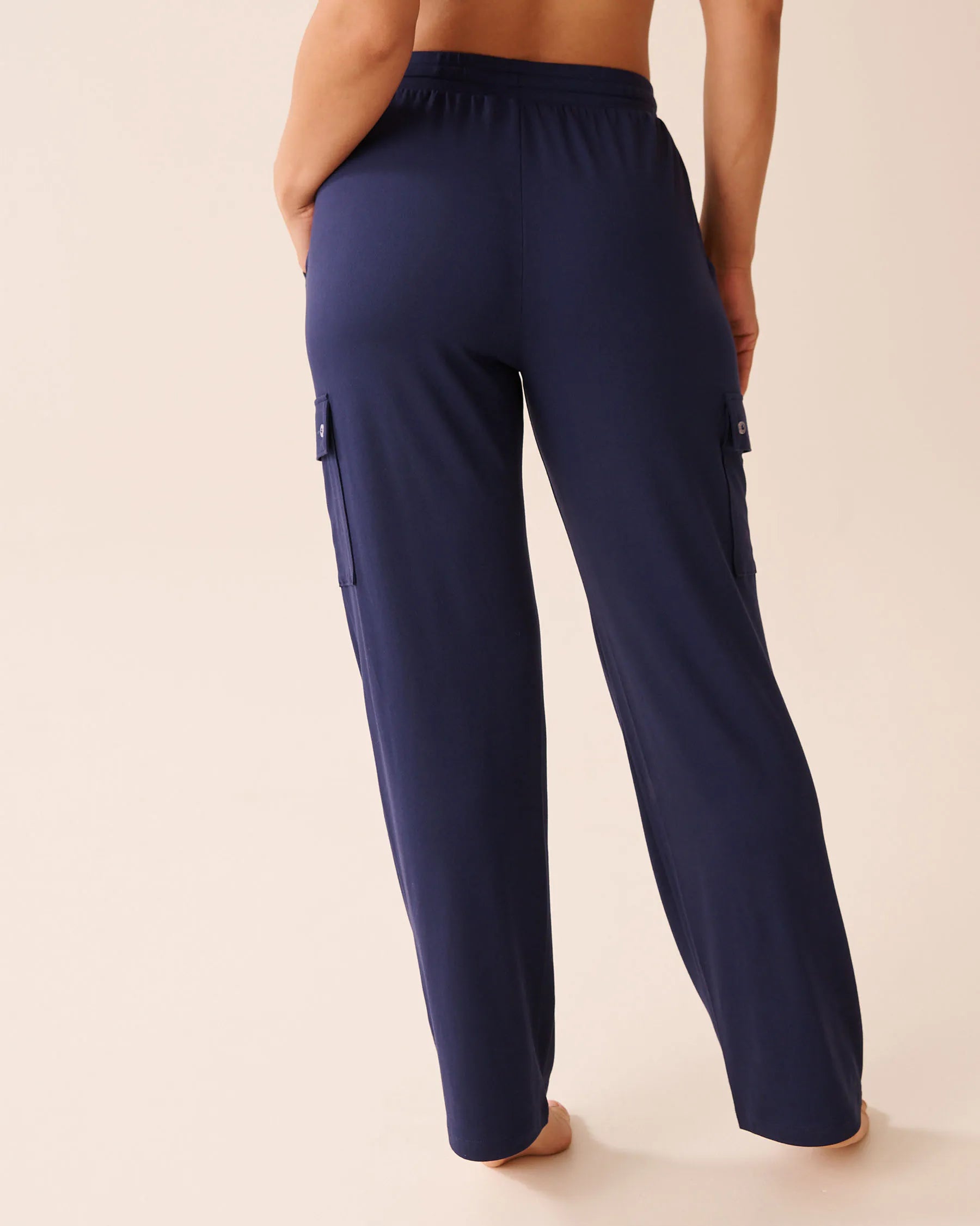 La Vie en Rose_Evening Blue_Super Soft Pajama Pants_40200791_40009_02
