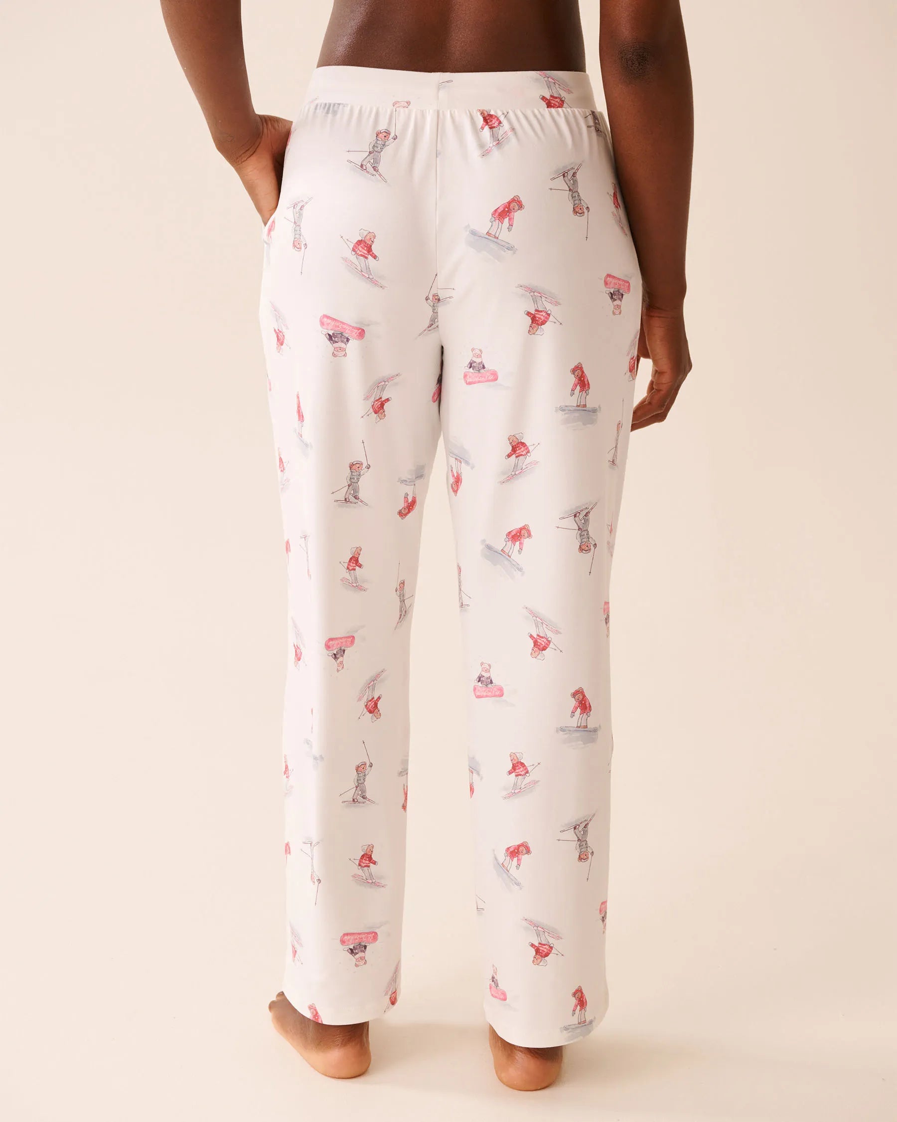 La Vie en Rose_Snow White Ski_Apr�s-Ski Print Super Soft Pajama Pants_40200797_P10550_02